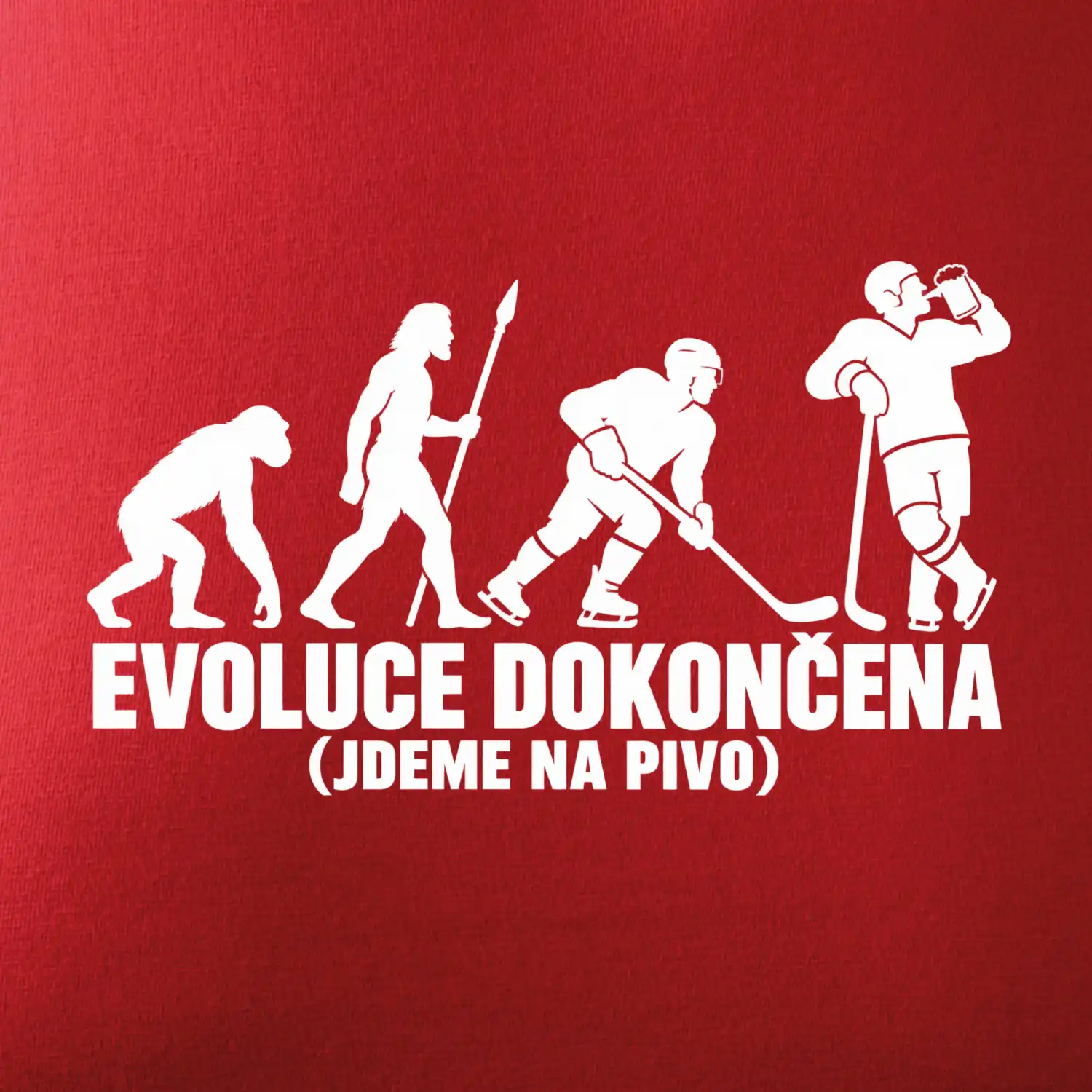 Hokejová evoluce jdeme na pivo
