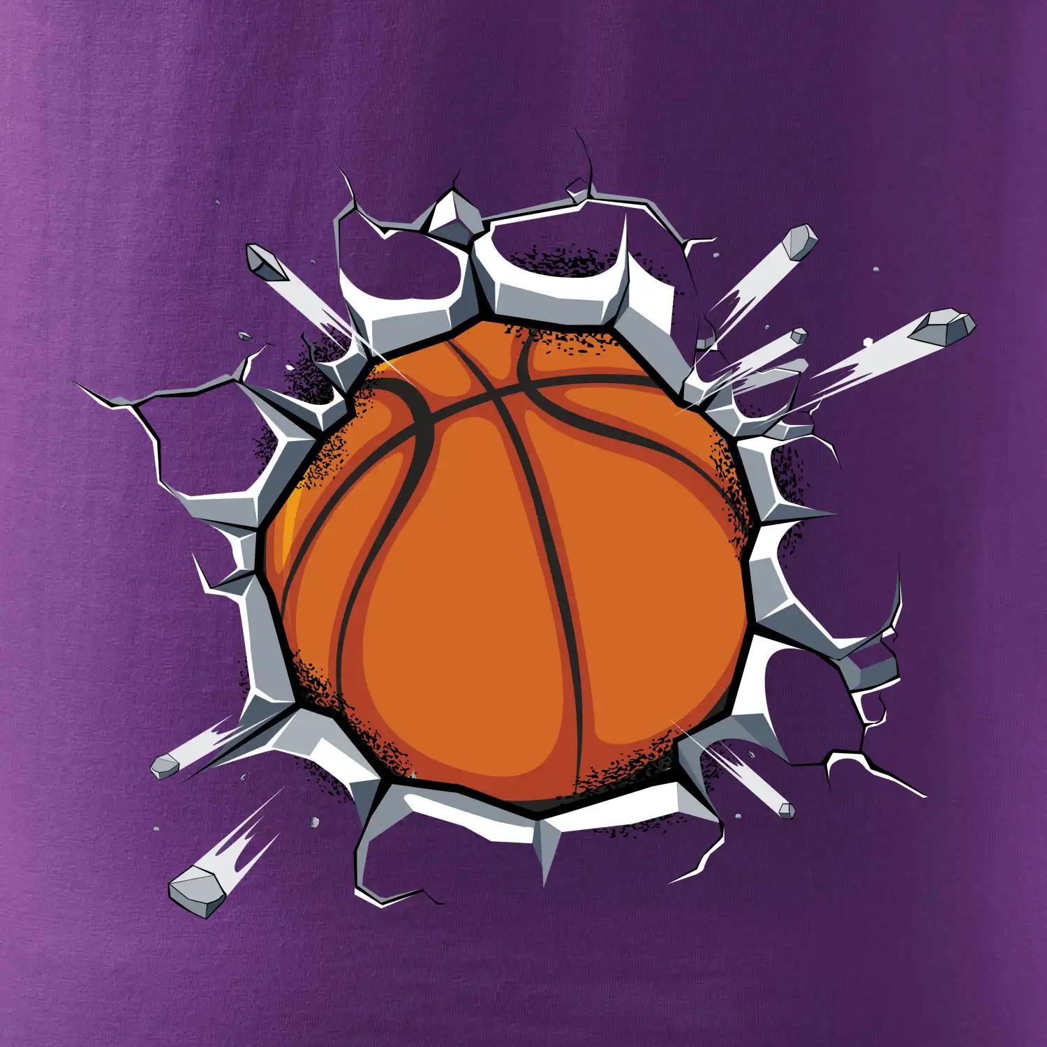 Basketbal míč v triku