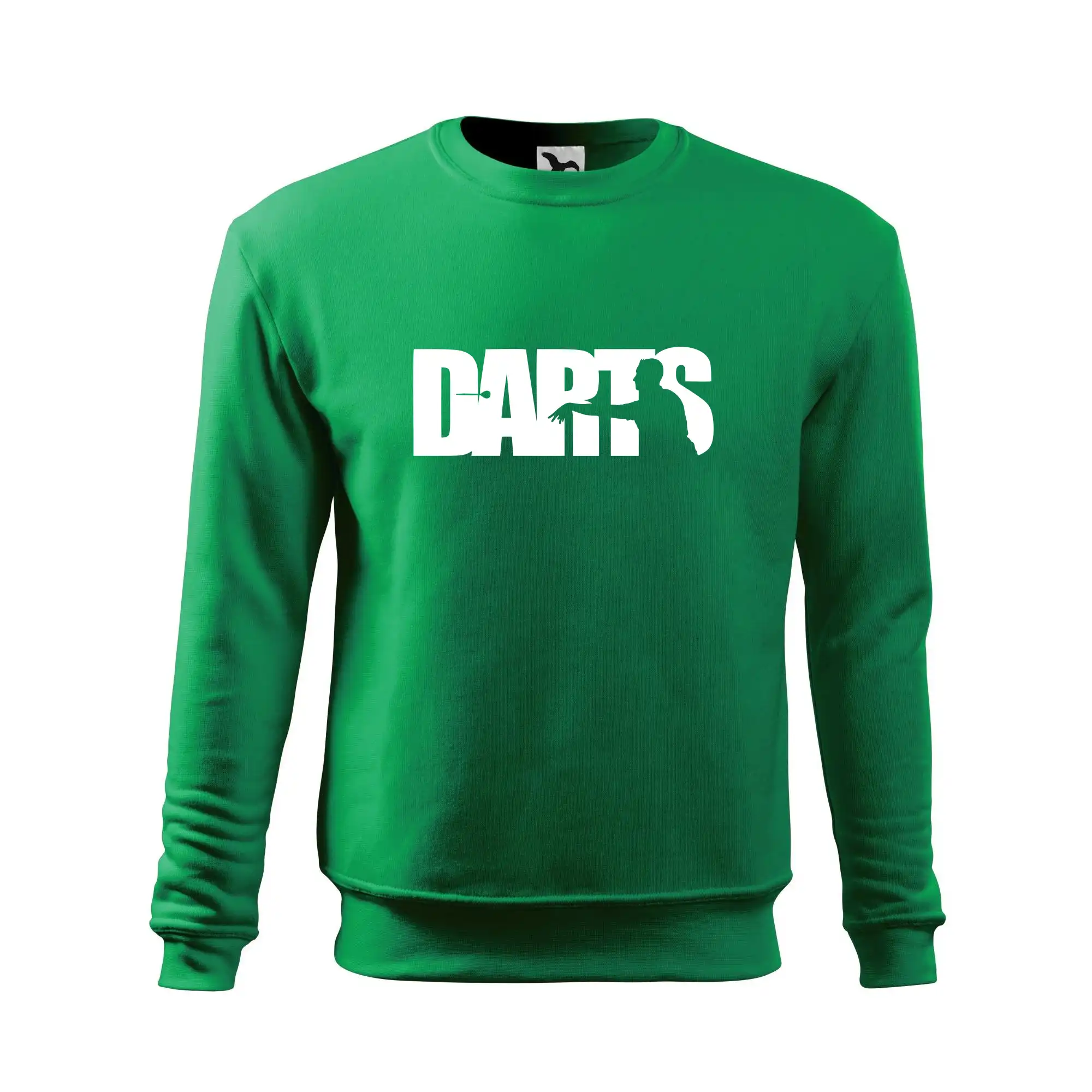 Darts - nápis se šipkařem