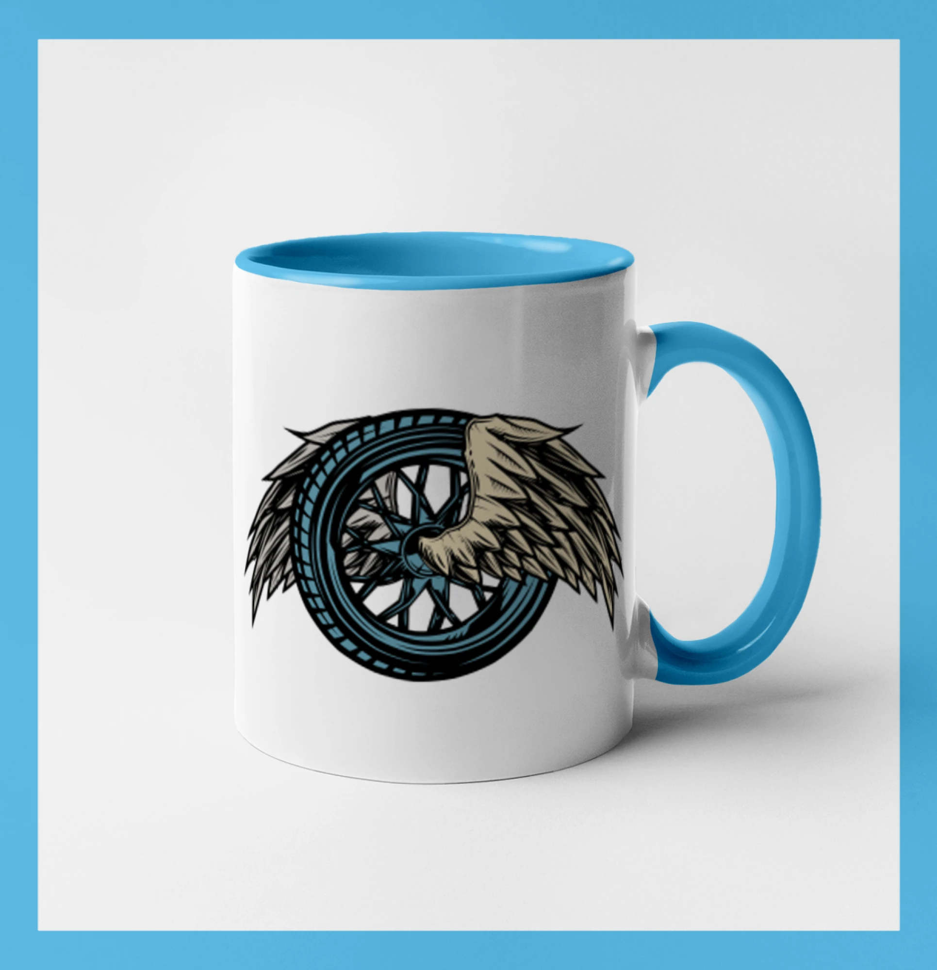 Moto kolo s křídly