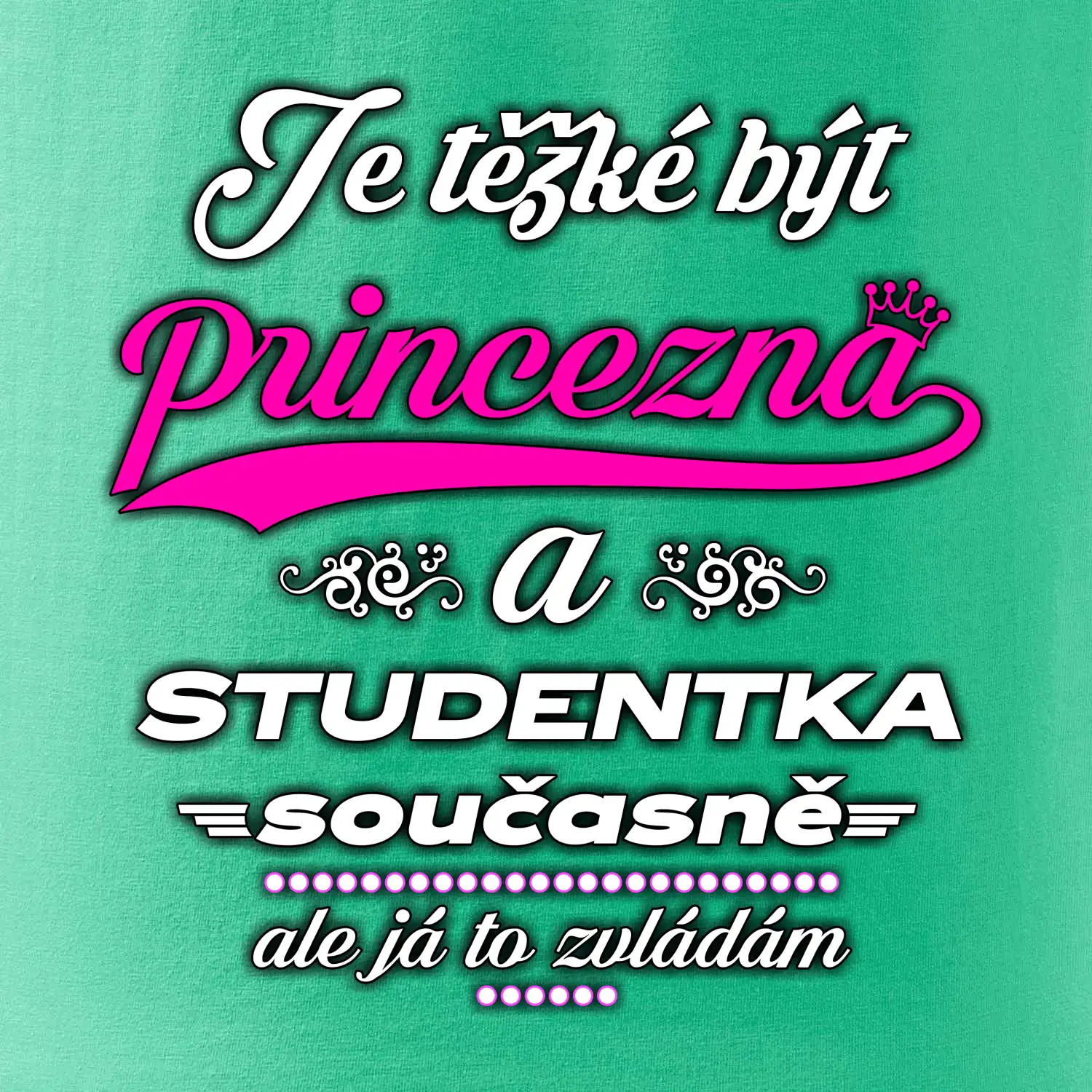 Je těžké být princezna - studentka