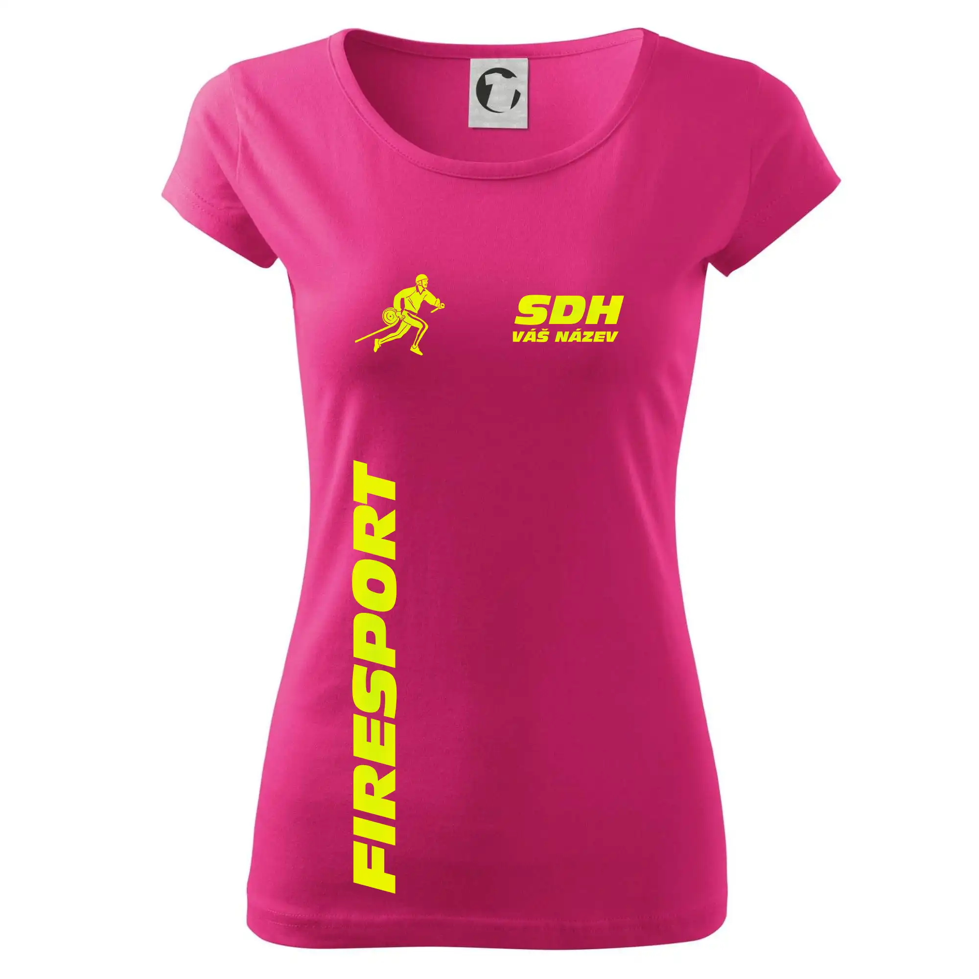 Hasičský sport SDH + váš název FLUO