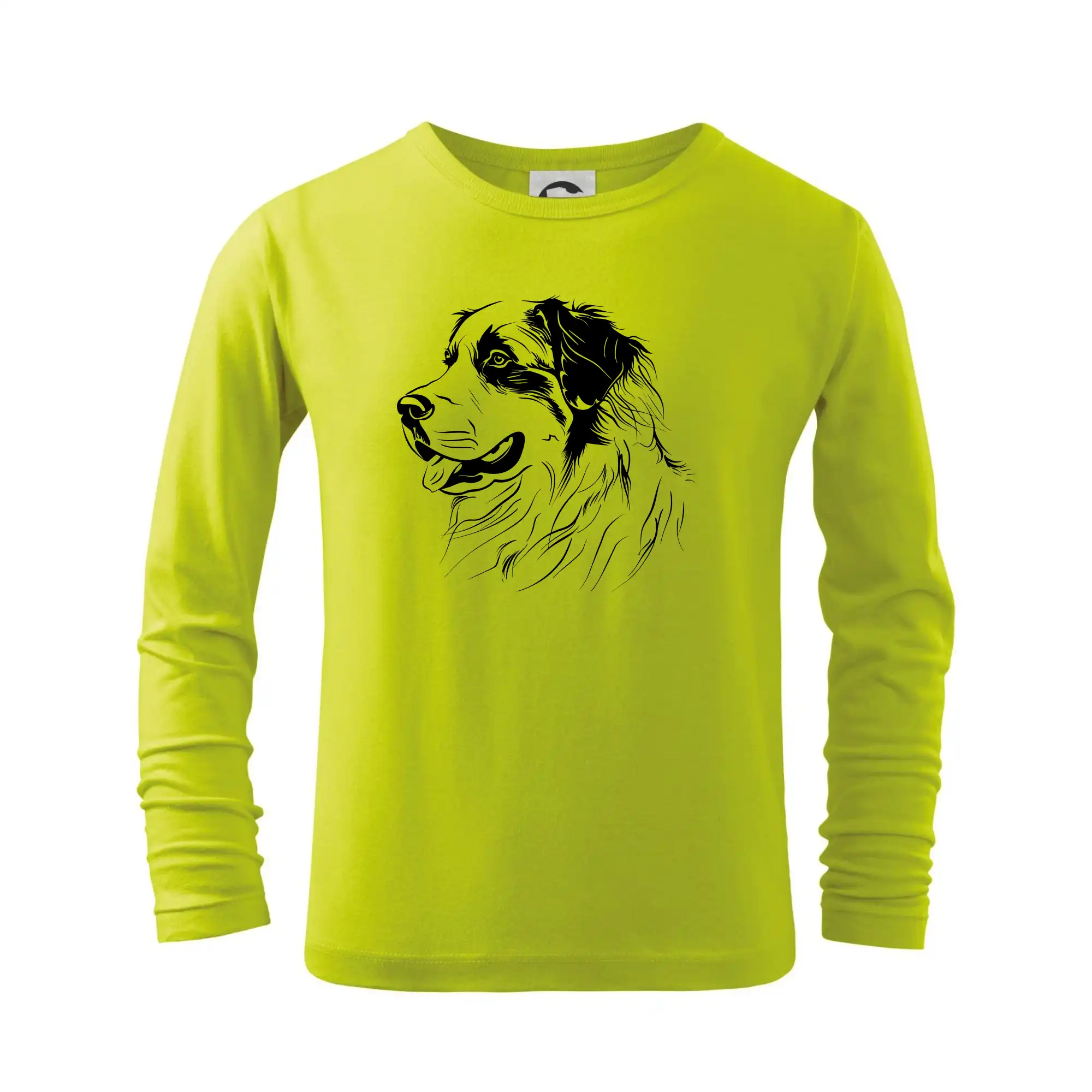 Bernský salašnický pes černá kresba