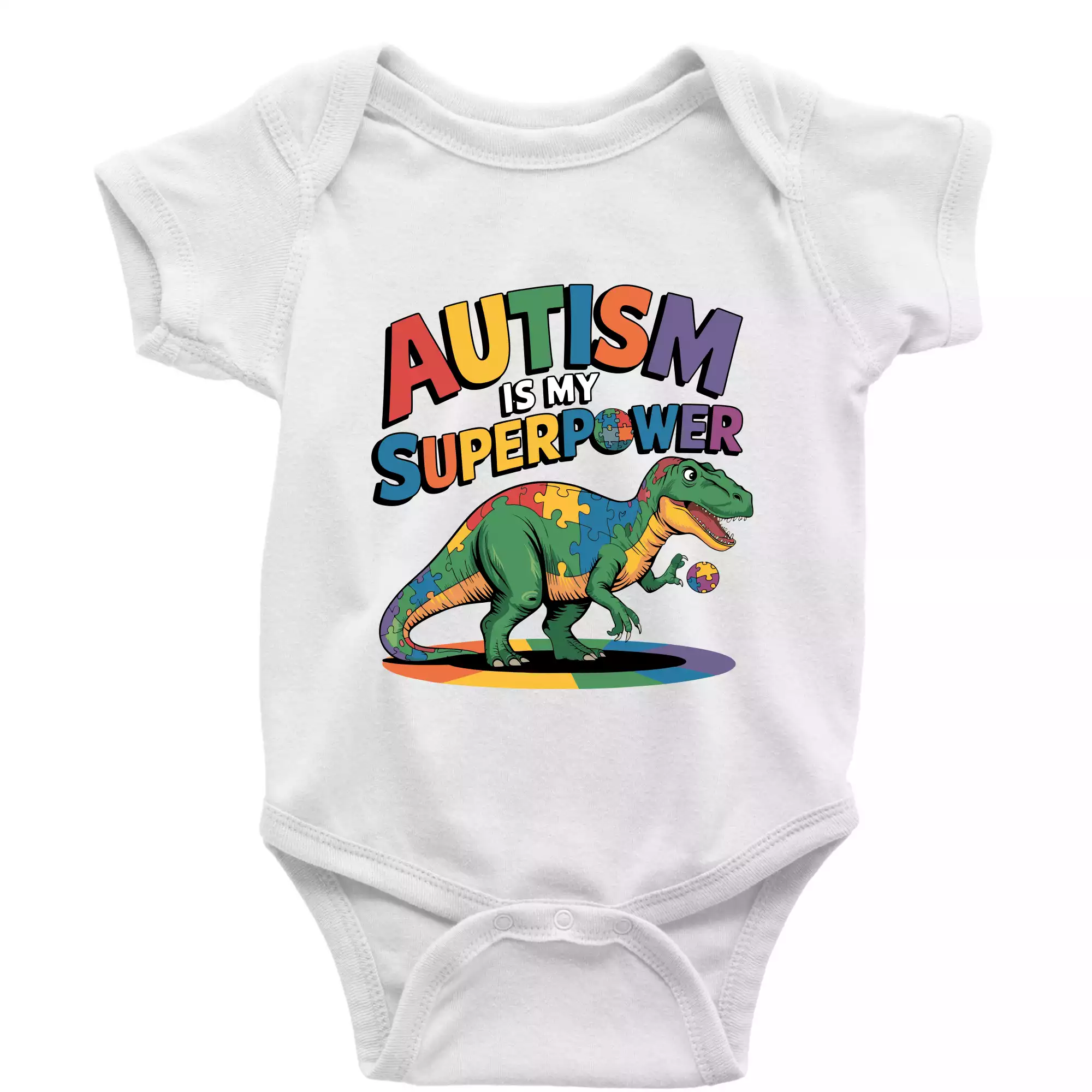 Stojící Rex Autism is my superpower