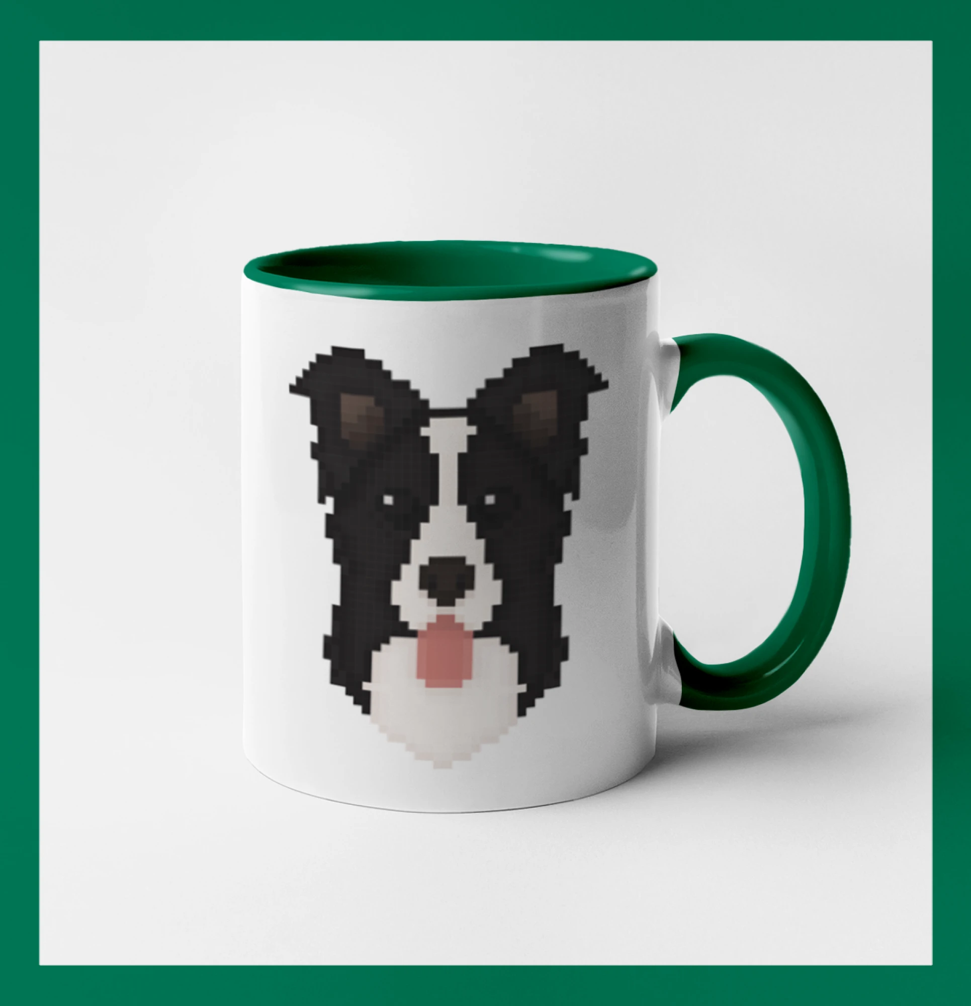 Border kolie Pixel