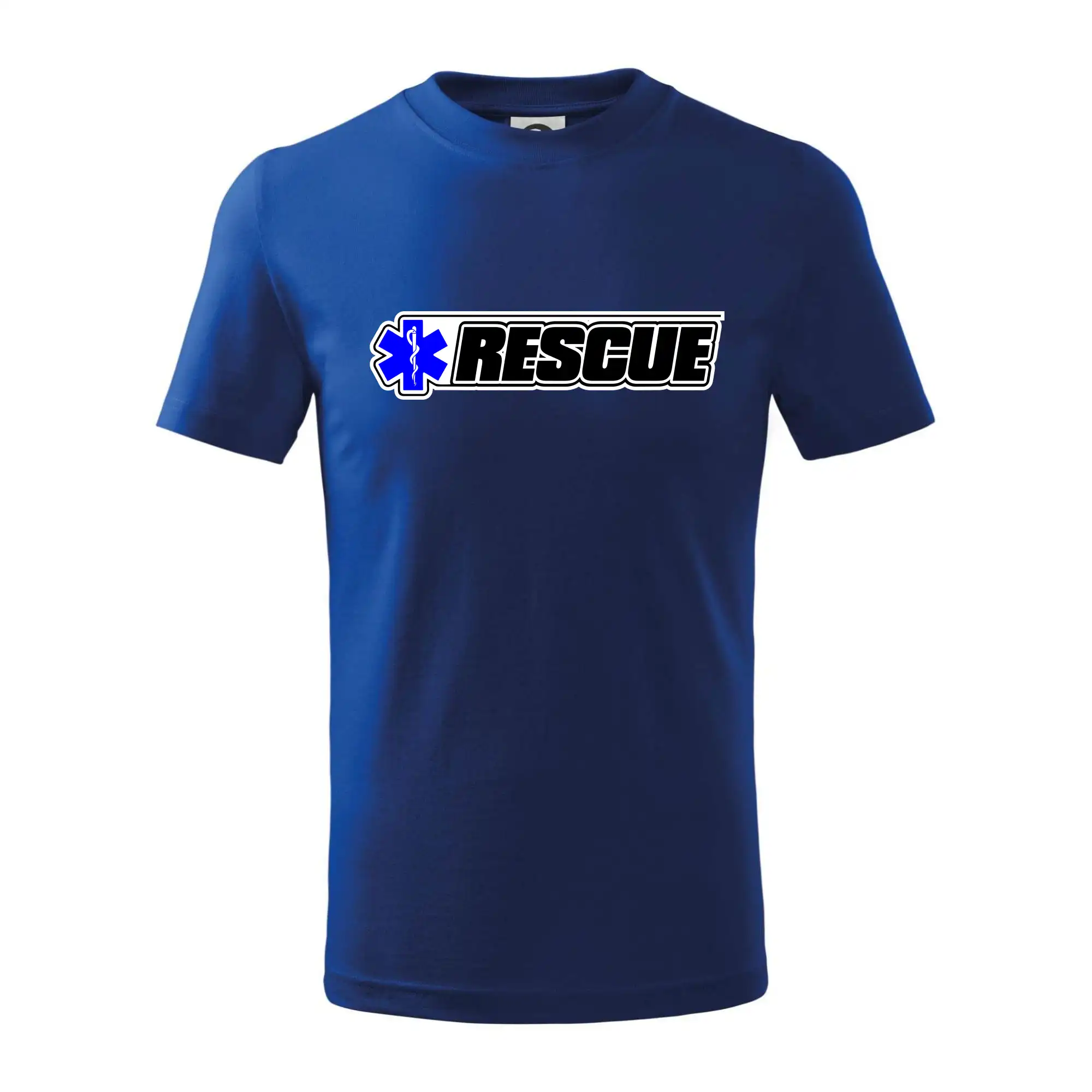 Záchranář rescue kříž modrý