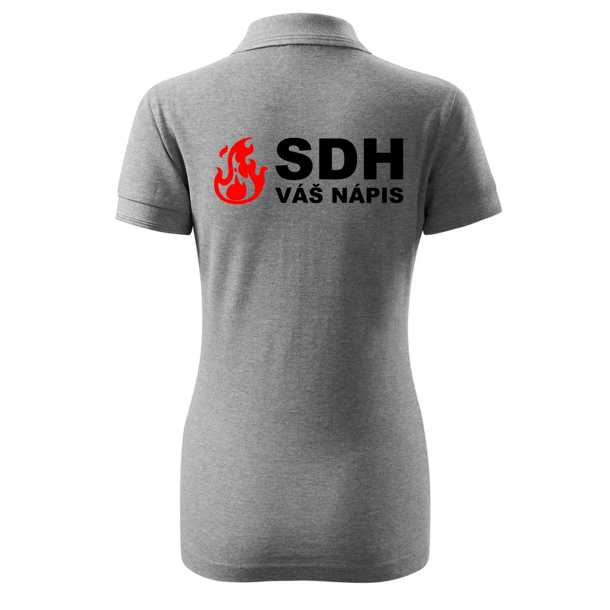 SDH nápis (oheň, název sboru - vlastní nápis)