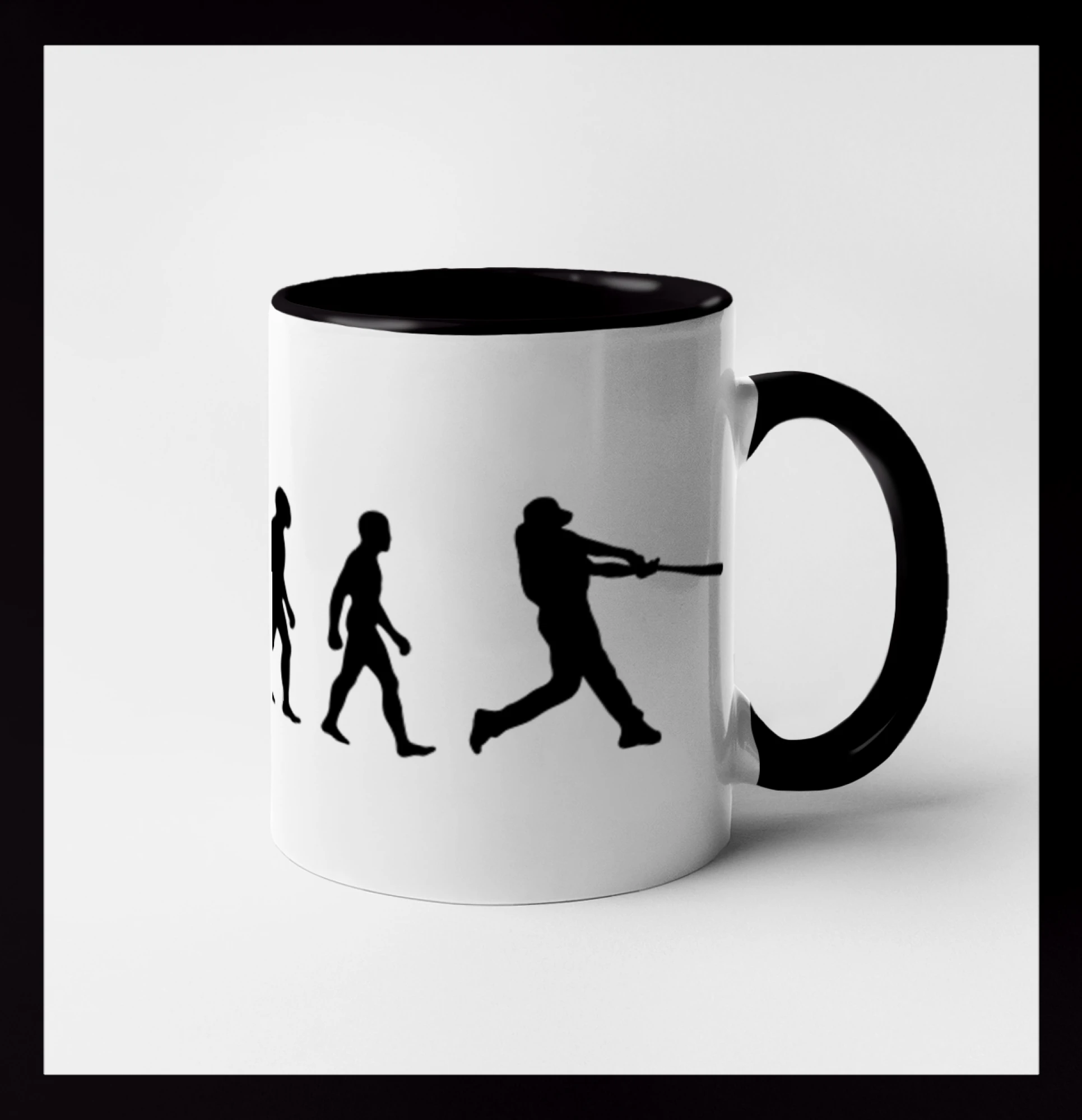 Evoluce baseball pálkař odpal