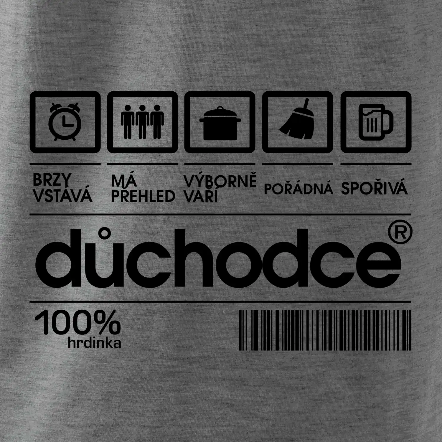 Čárový kód důchodce