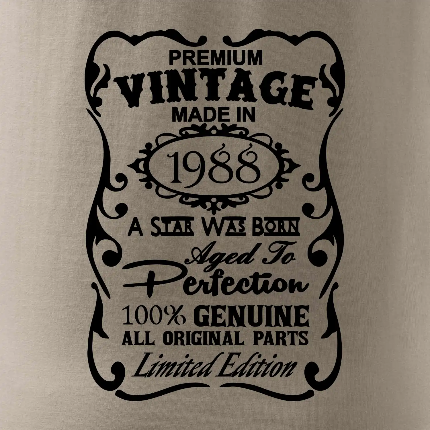 Vintage Etiketa - 1988