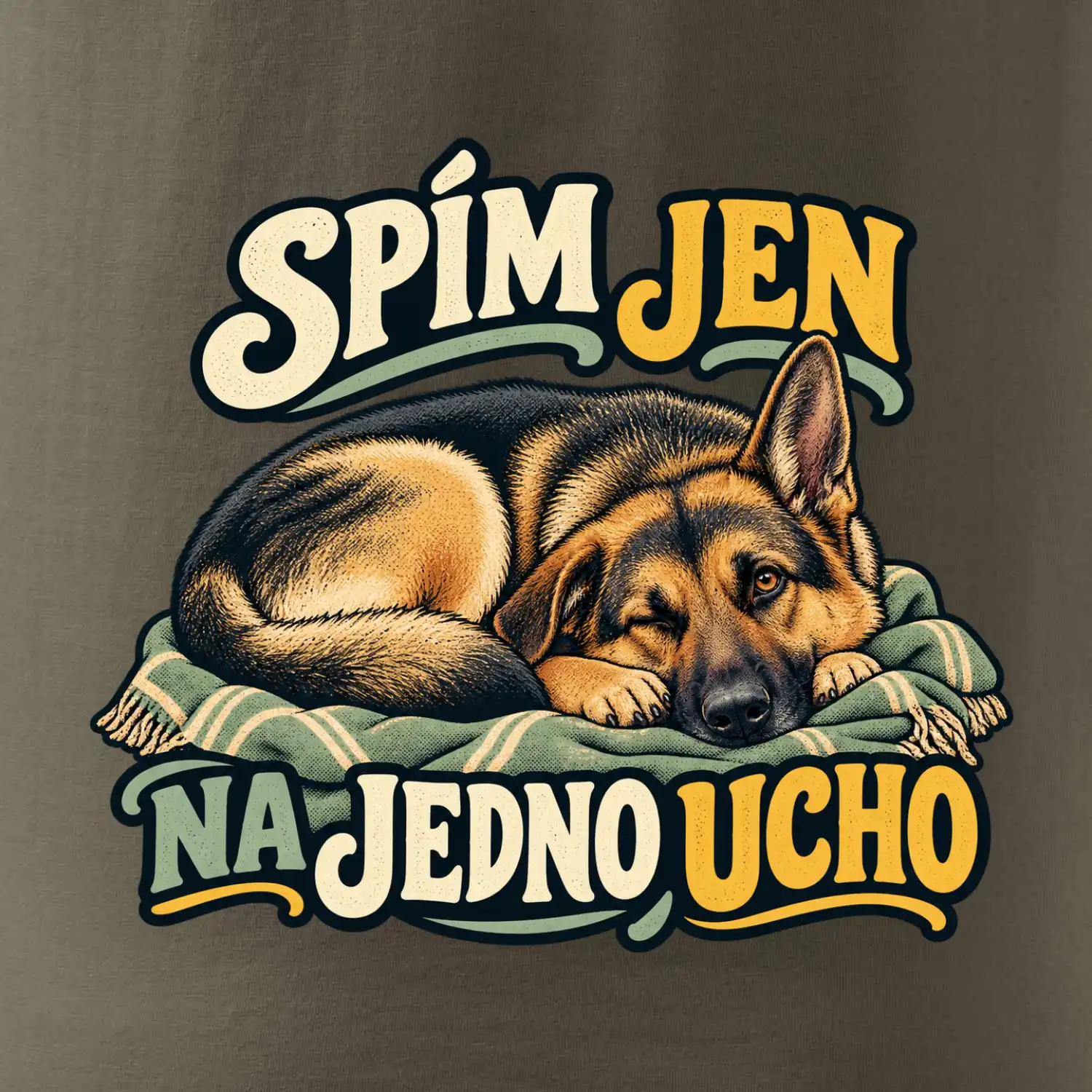 Spím jen na jedno ucho - vlčák
