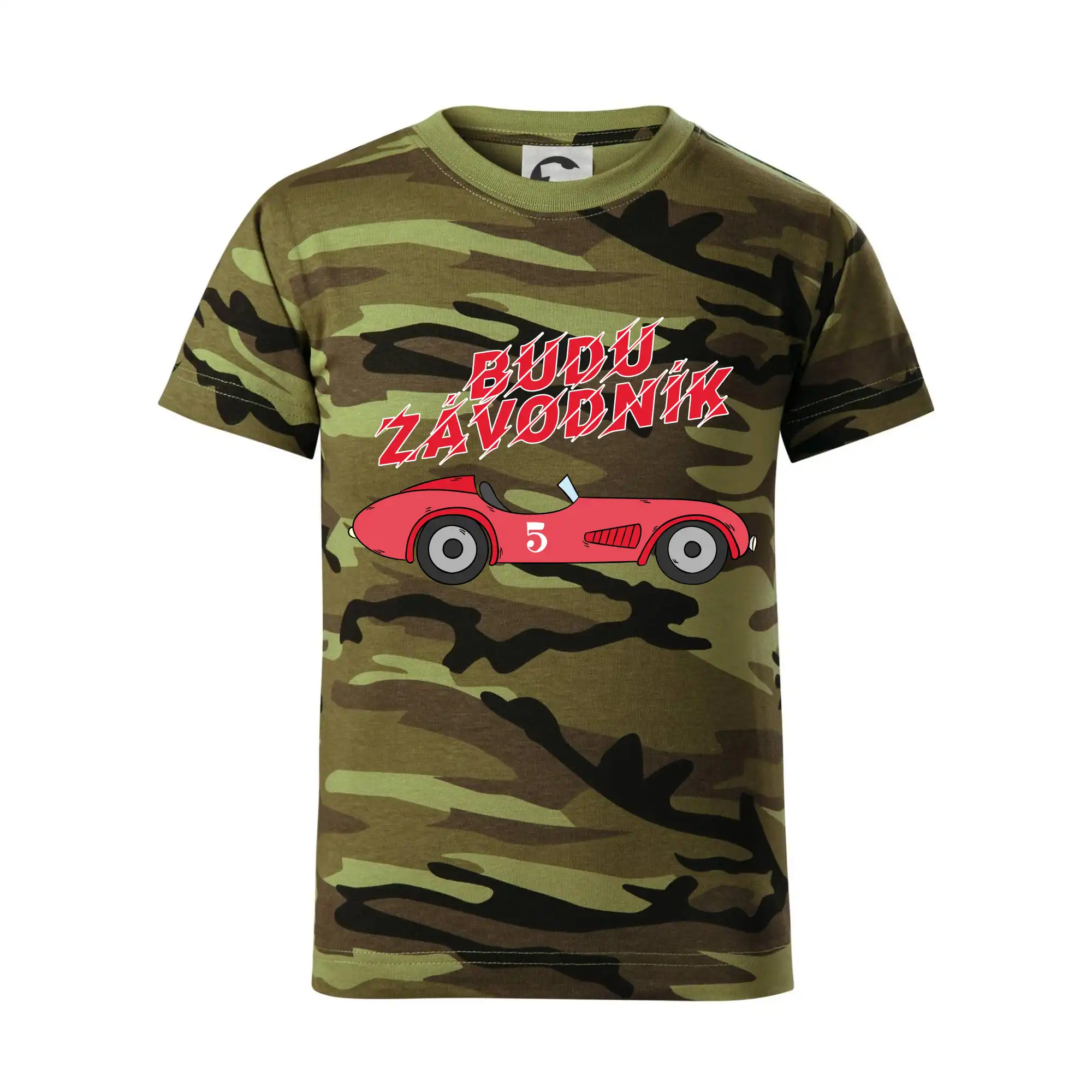Budu závodník červené staré auto
