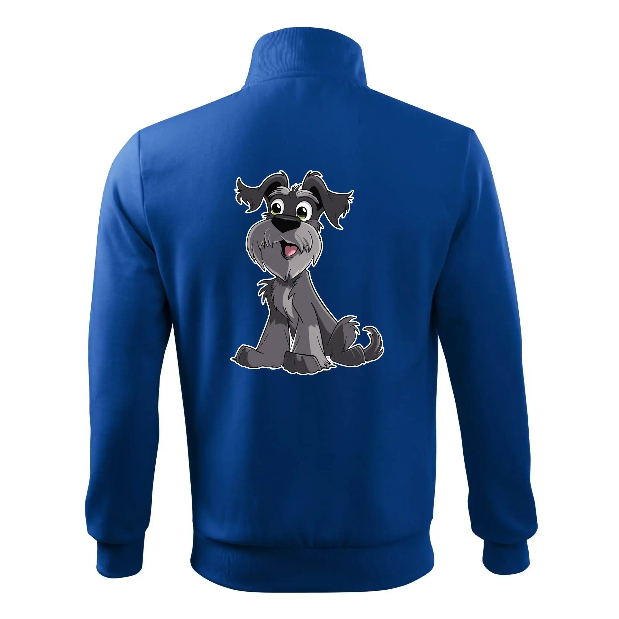 Knírač kreslený sedící