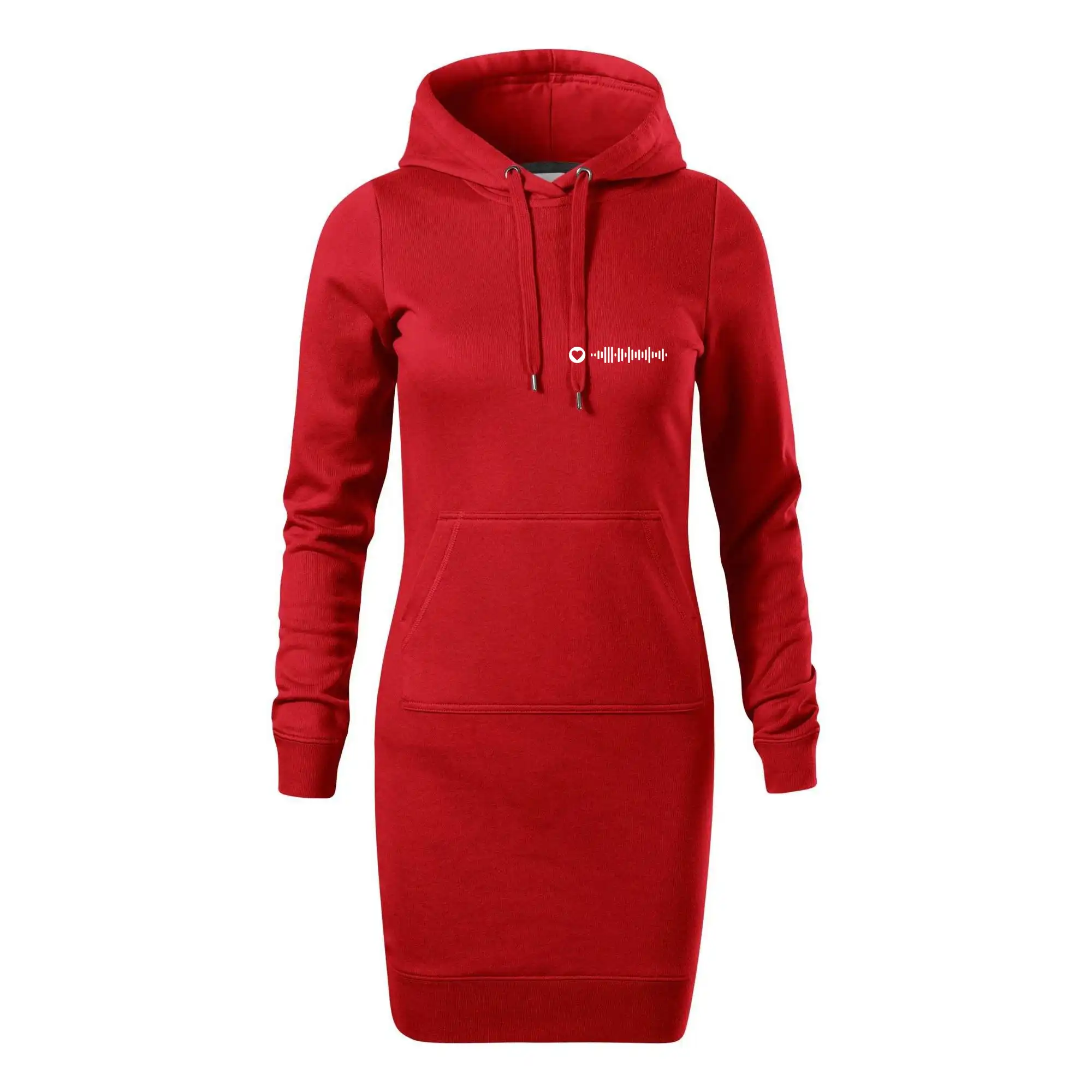 Zamilovaný Spotify kód na prsu