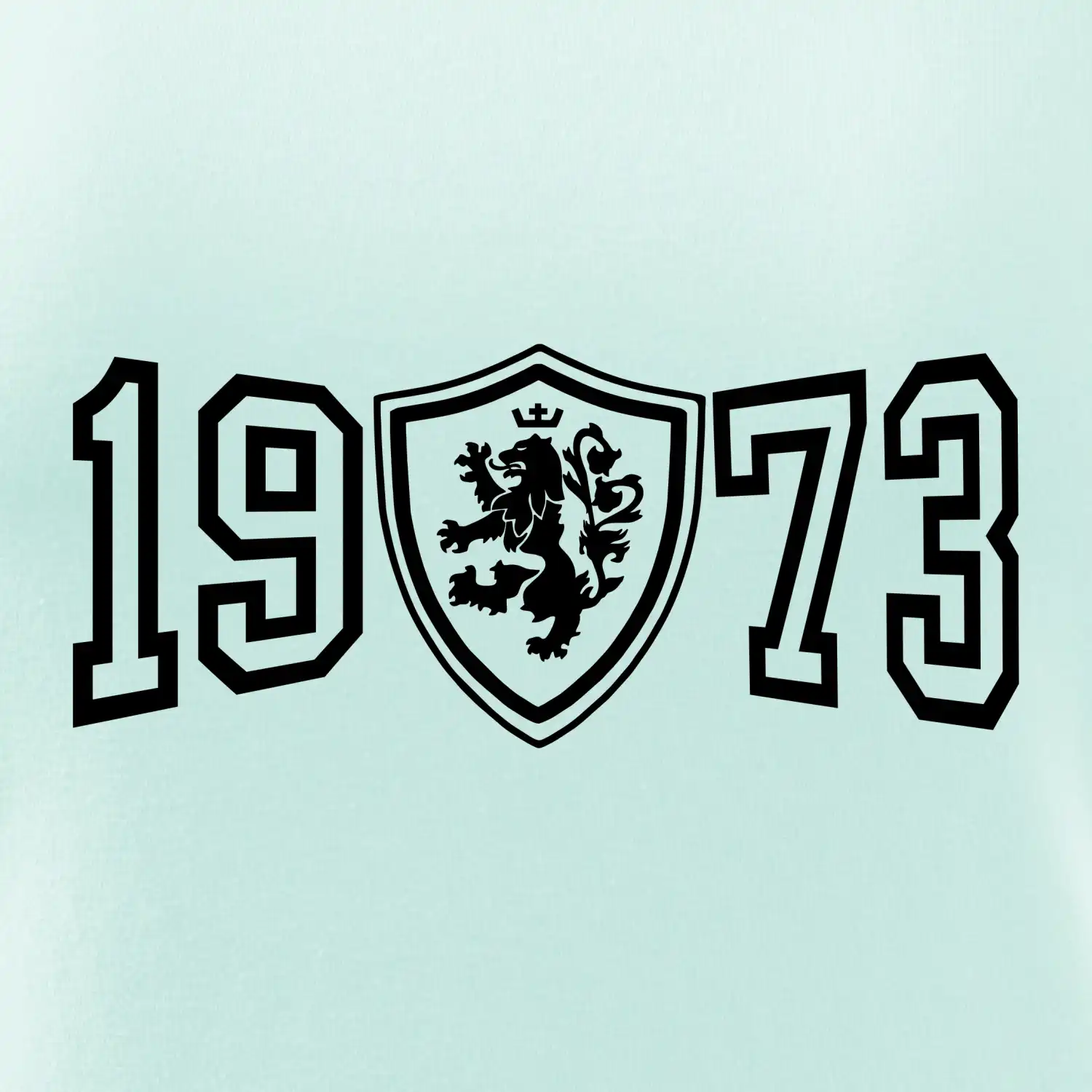 Narozeninový motiv - znak - 1973