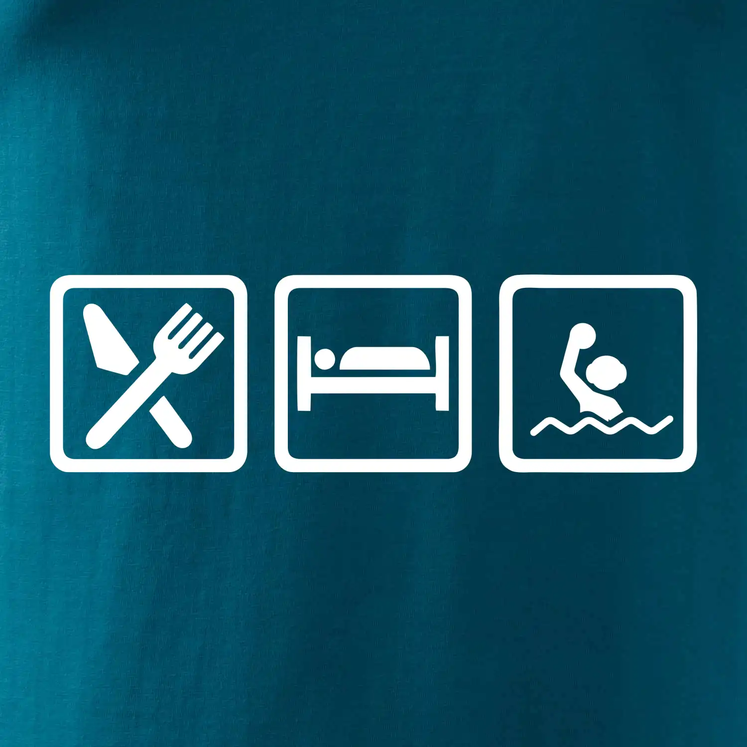 Eat sleep vodní pólo v řadě