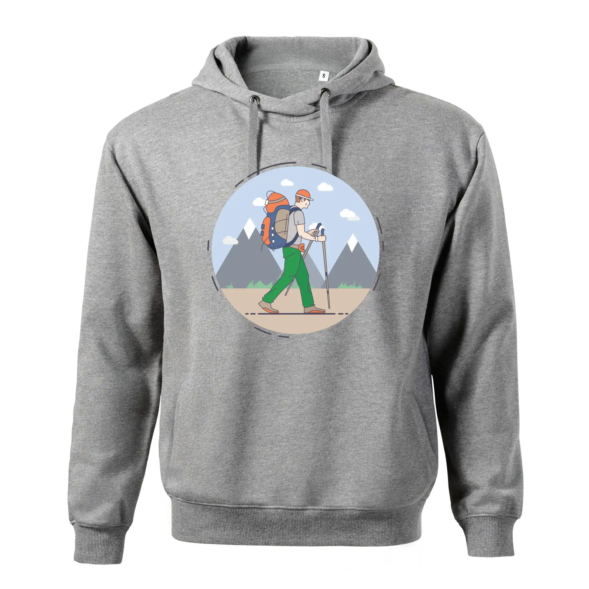 Barevný párový motiv na hory