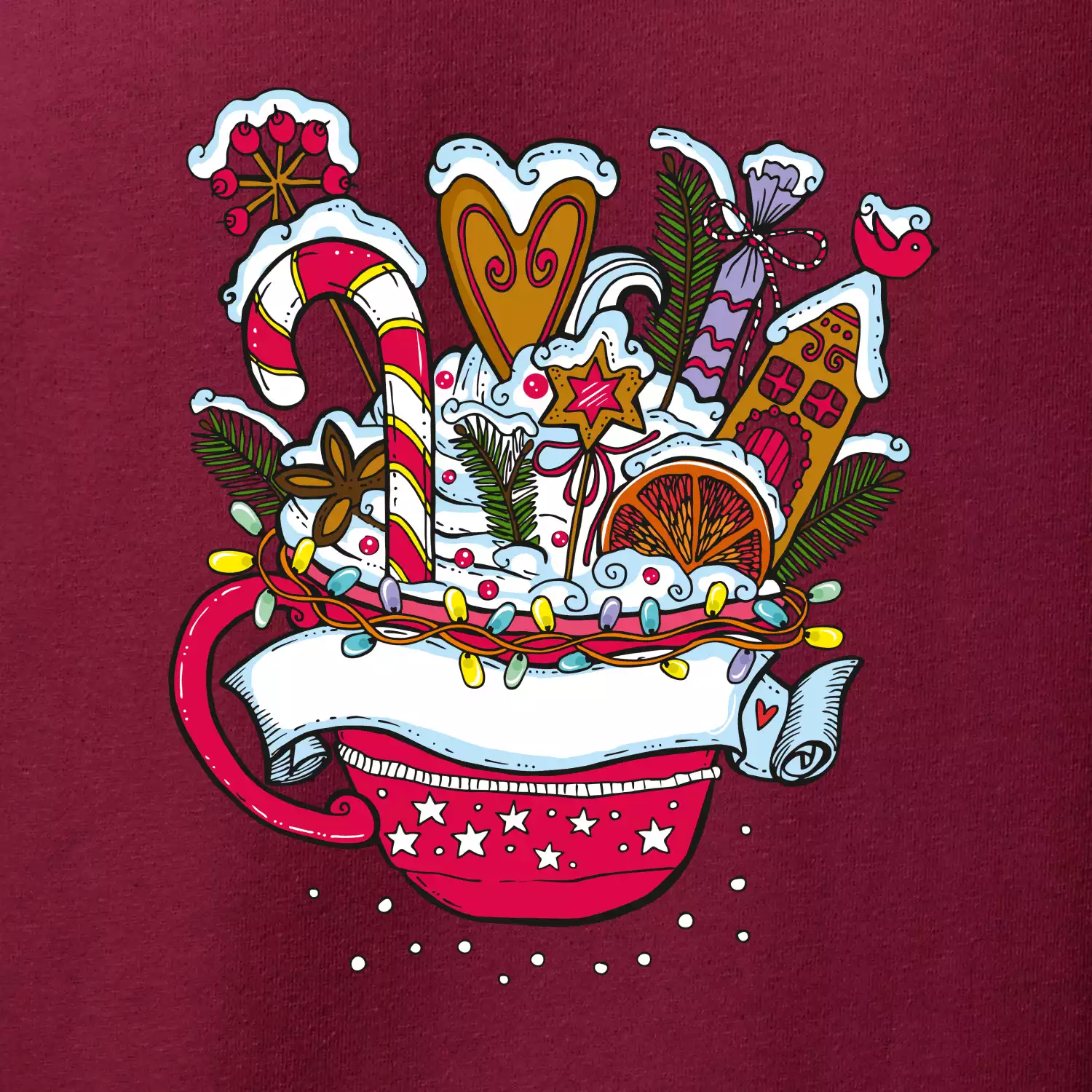 Vánoční Punč - hrneček (Pecka design)