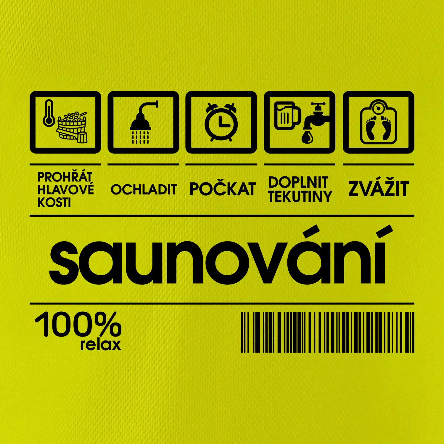 Čárový kód - sauna