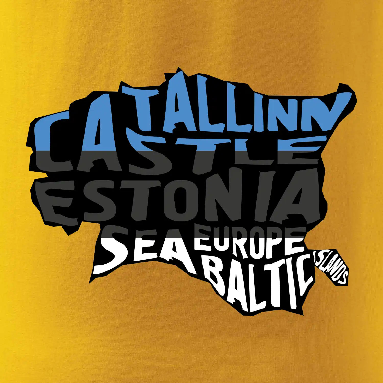Mapy - názvy měst - Estonsko