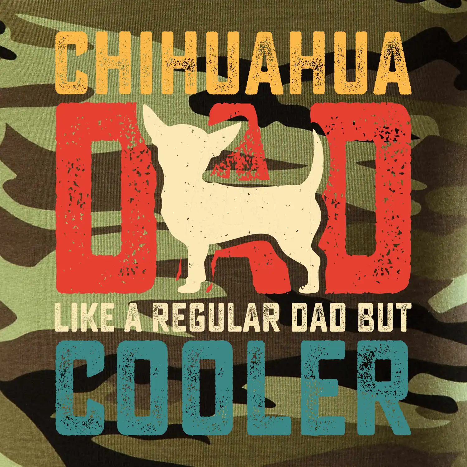 Chihuahua dad like a regular dad