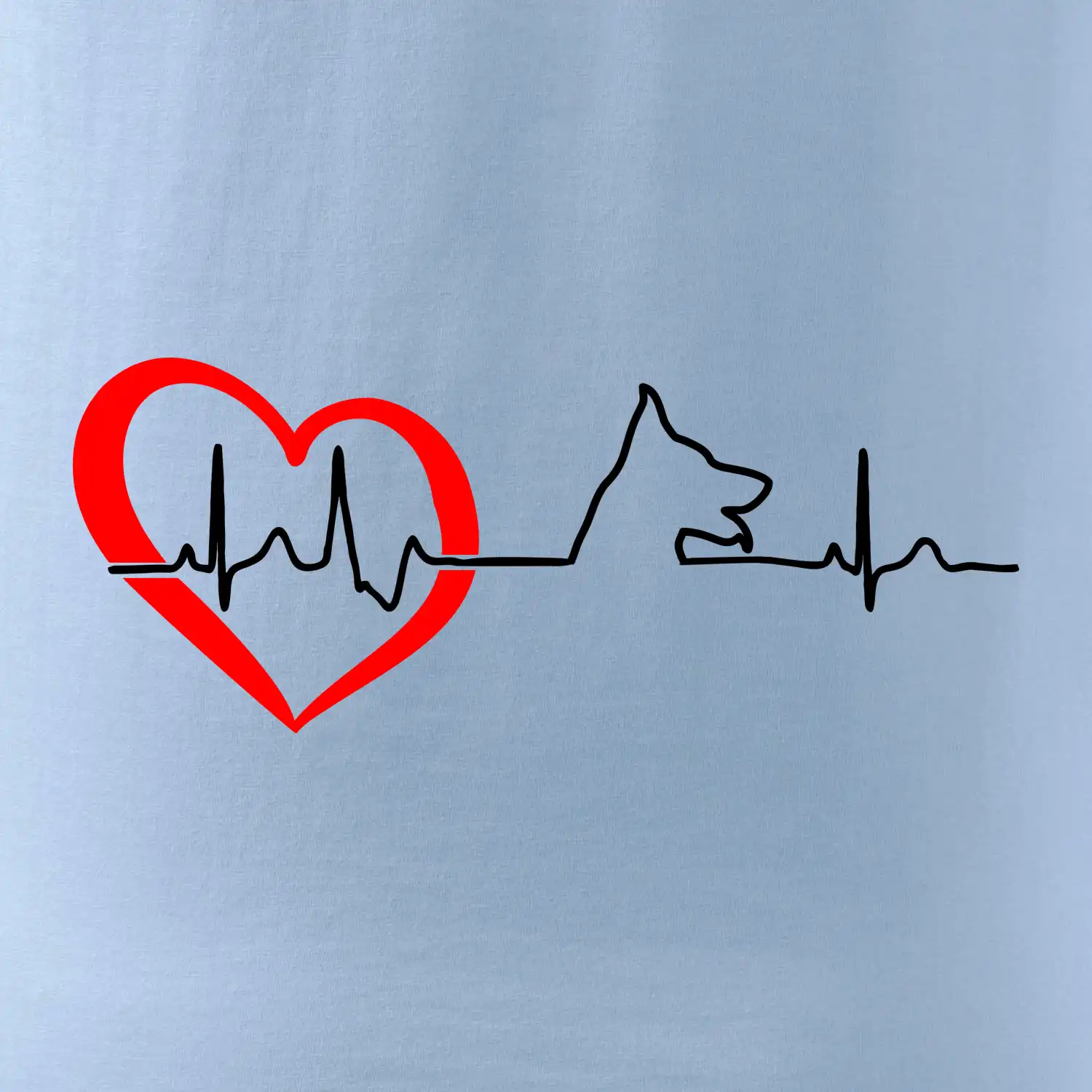 Německý ovčák ekg