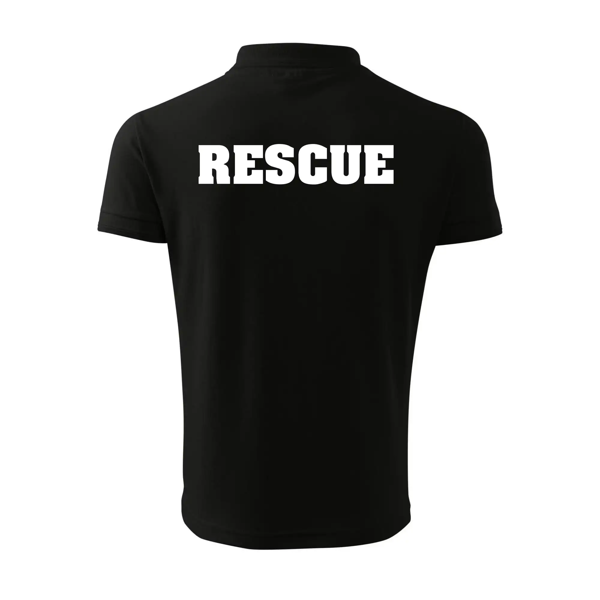 Rescue - Hvězda na prsu +  nápis na zádech