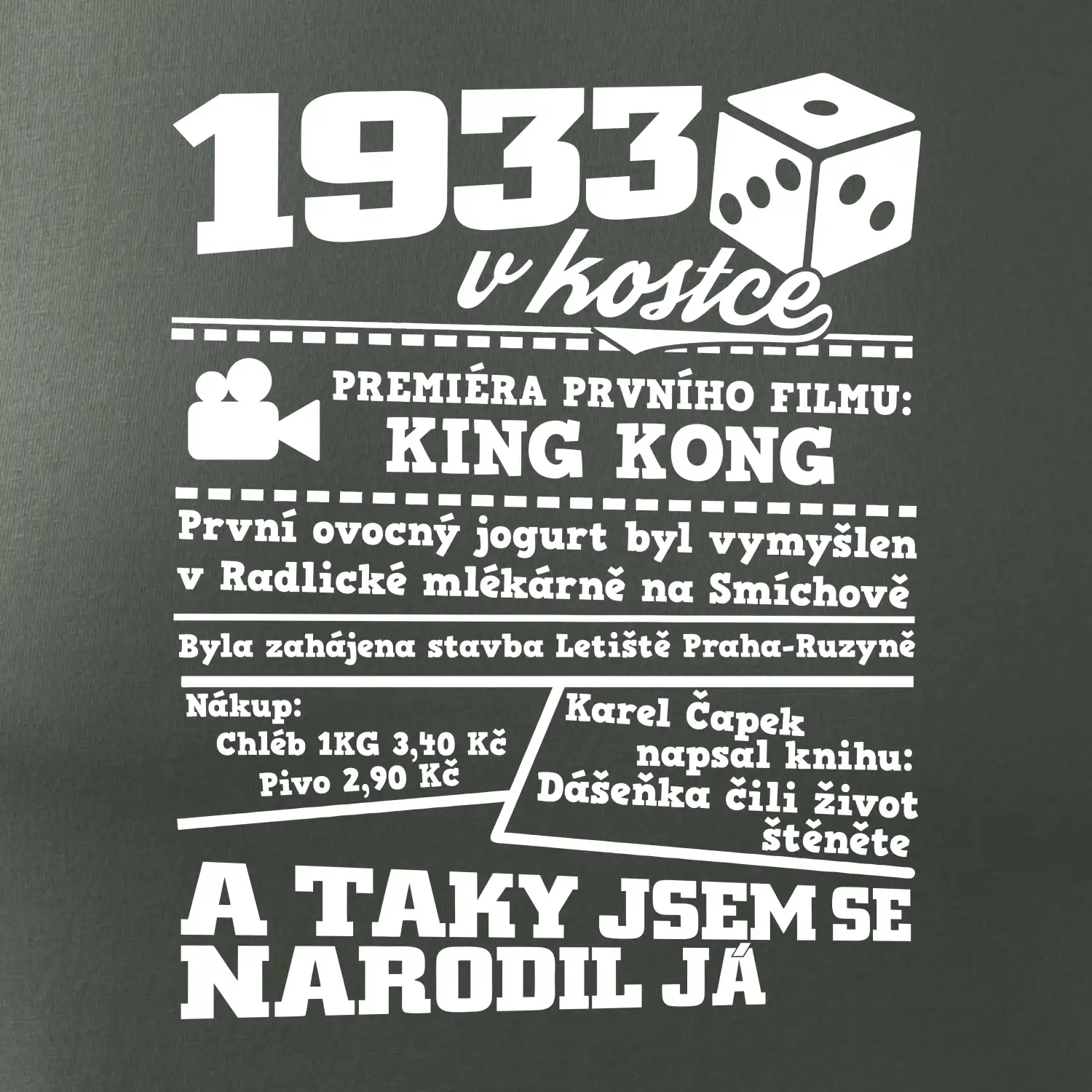 1933 v kostce