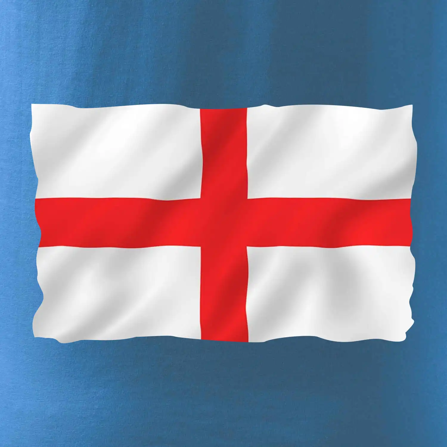 Anglická vlajka vlající