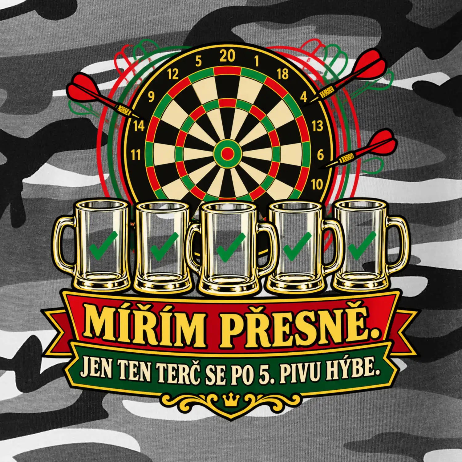 Mířím přesně, jen ten terč se hýbe