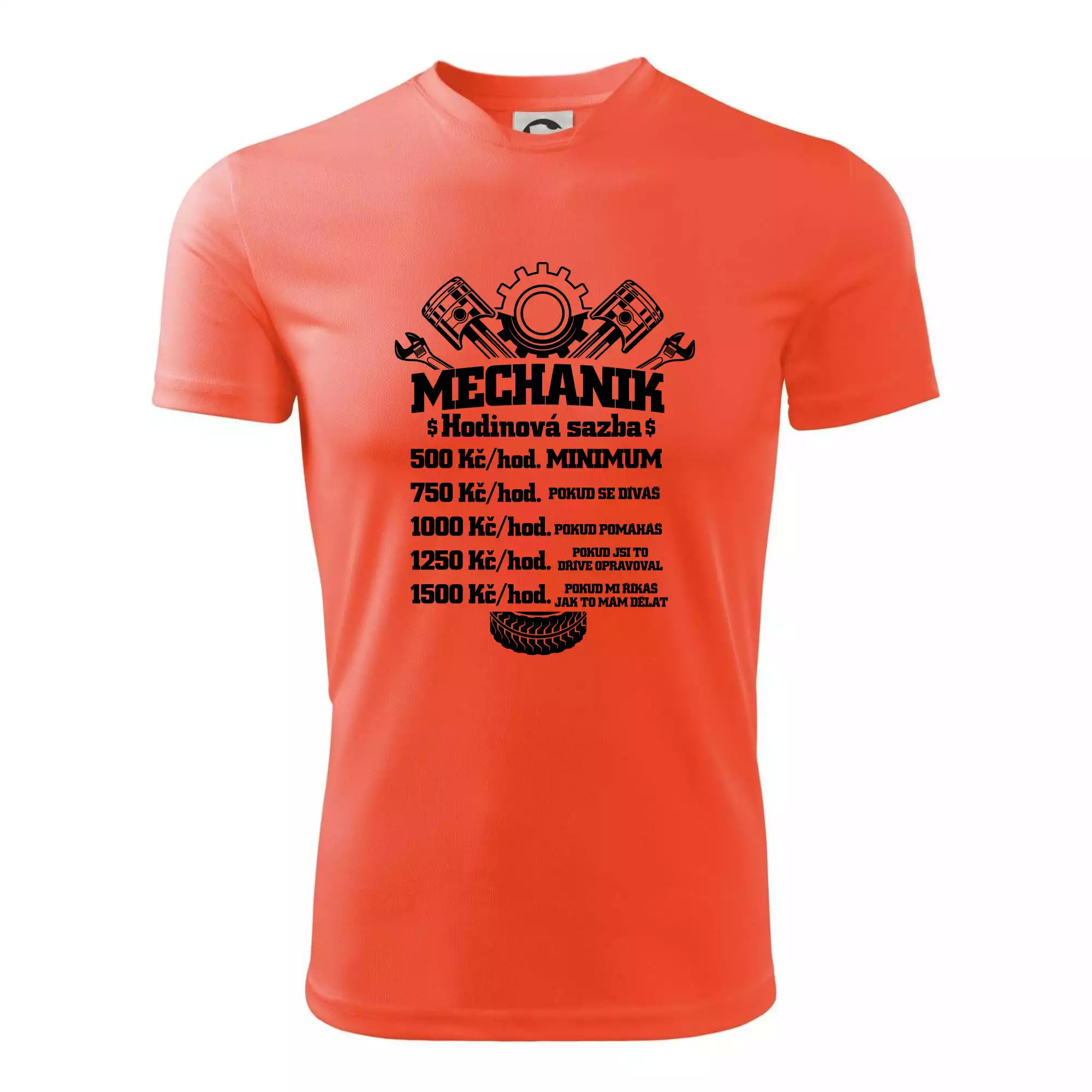 Mechanik - hodinová sazba