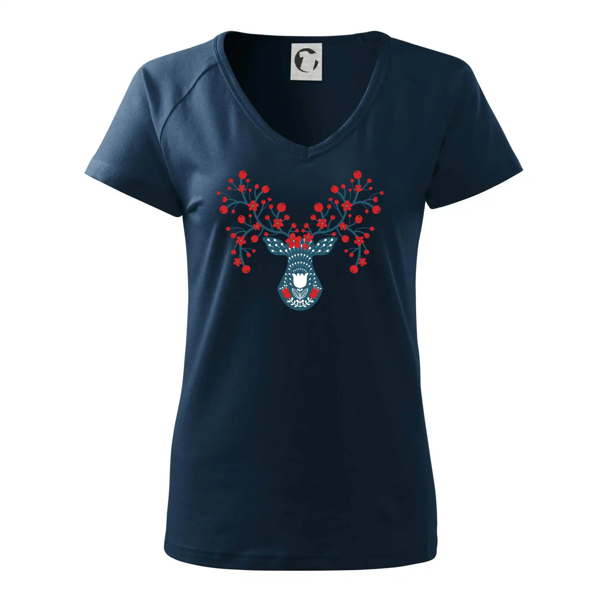 Folklor - jelen s červenými plody