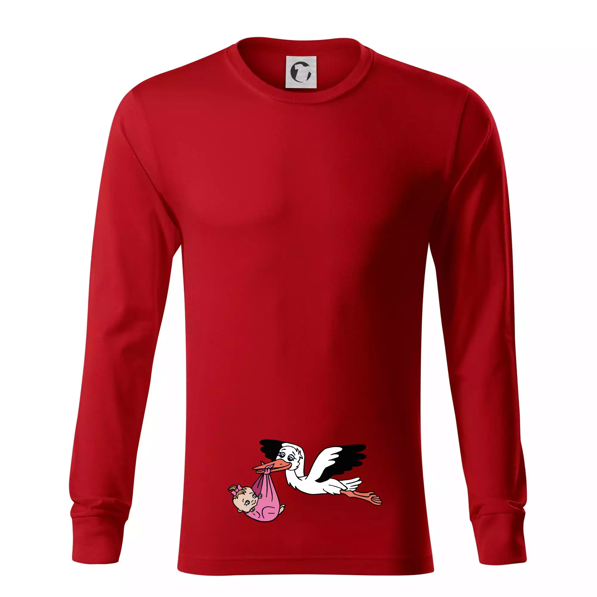 Čáp a miminko - holka (Hana-creative)