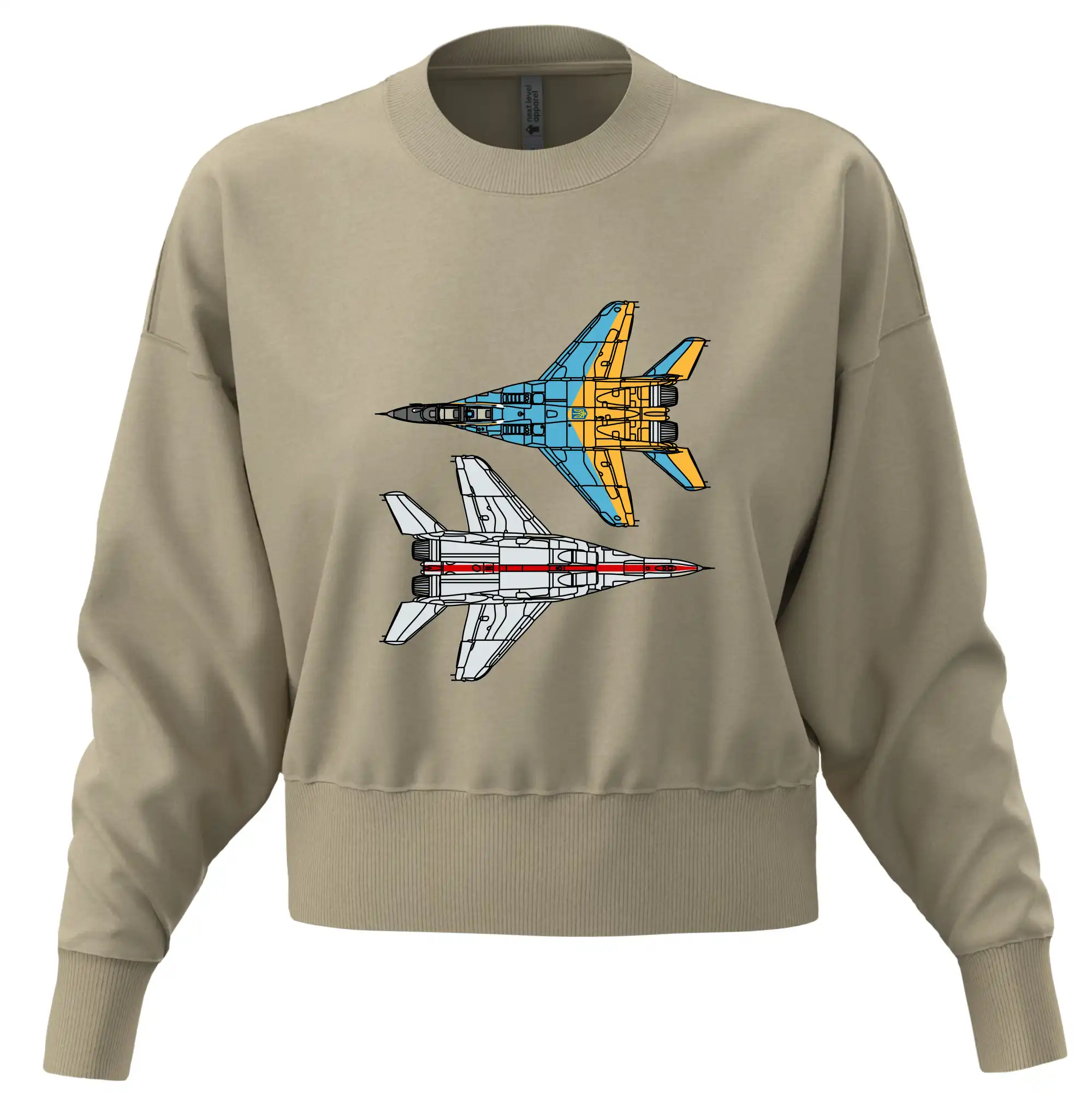 Mig 29 Fulcrum ze spoda a ze zhora