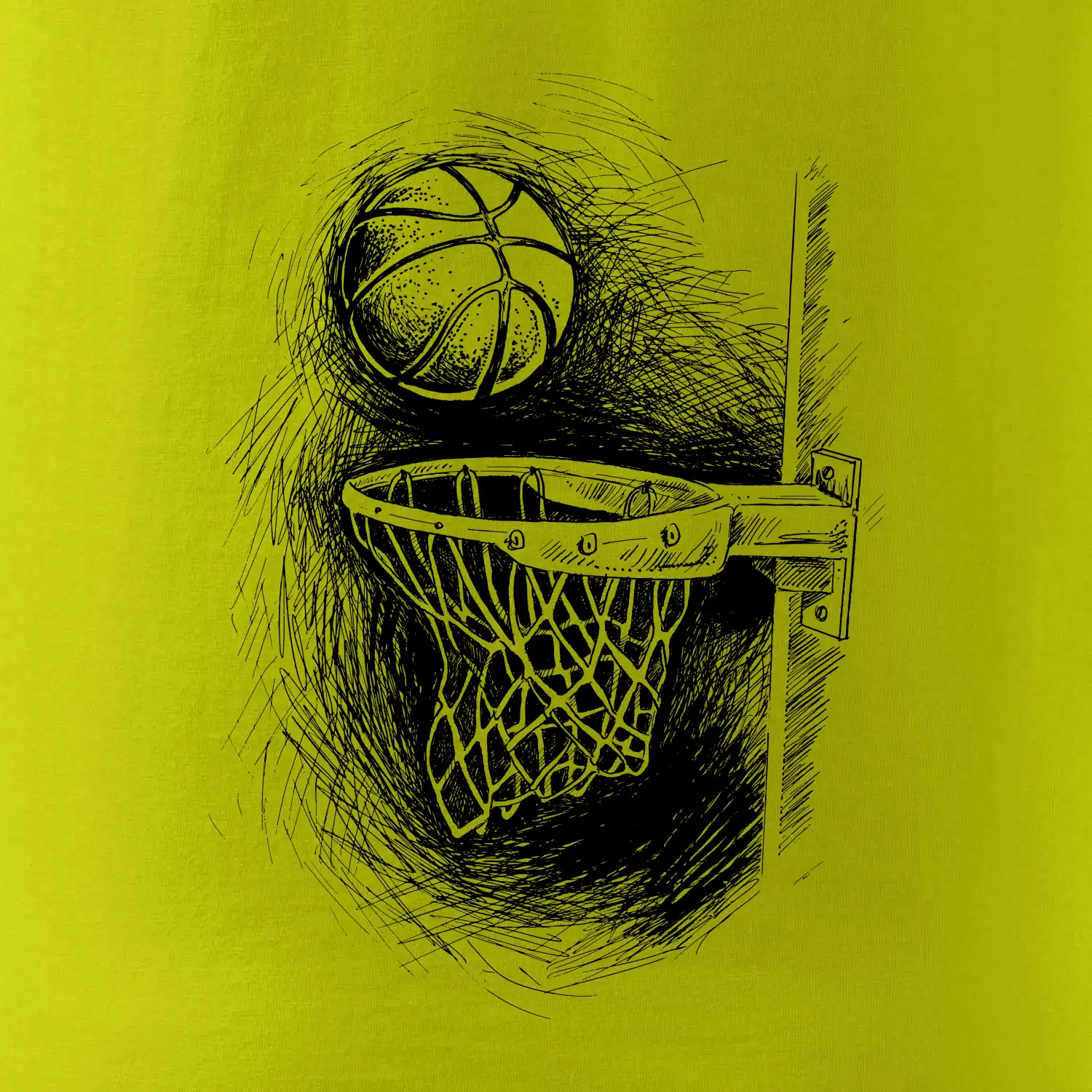 Basketball - kresba tužkou