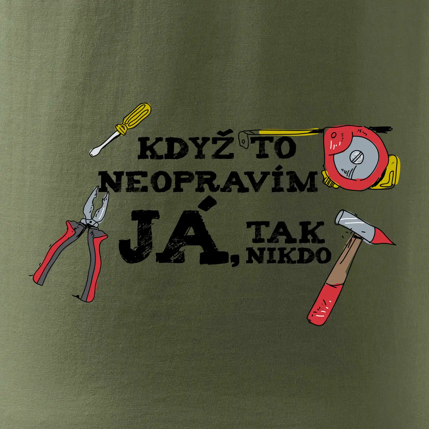 Když to neopravím já, tak nikdo barevné