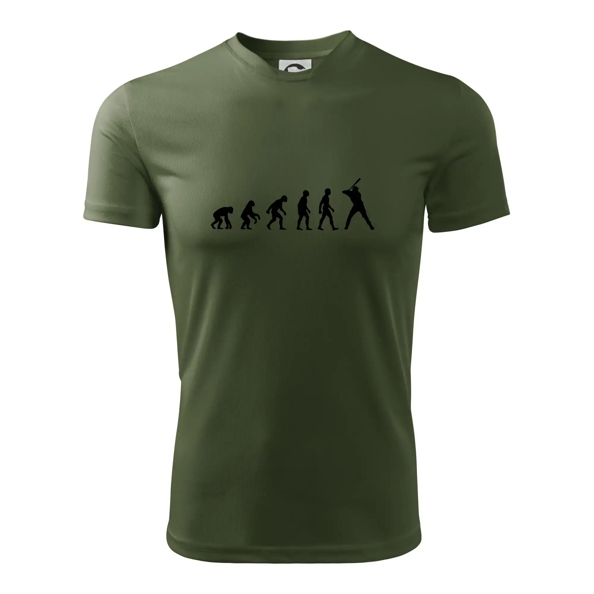 Evoluce baseball pálkař nápřah