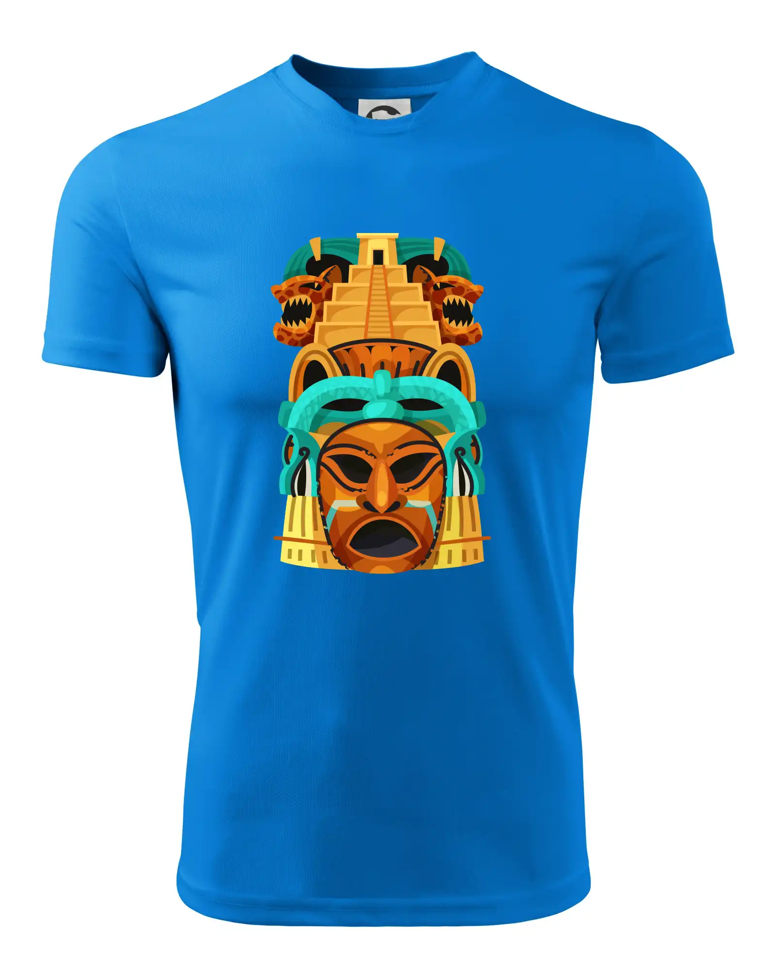 Mayové maska s pyramidou