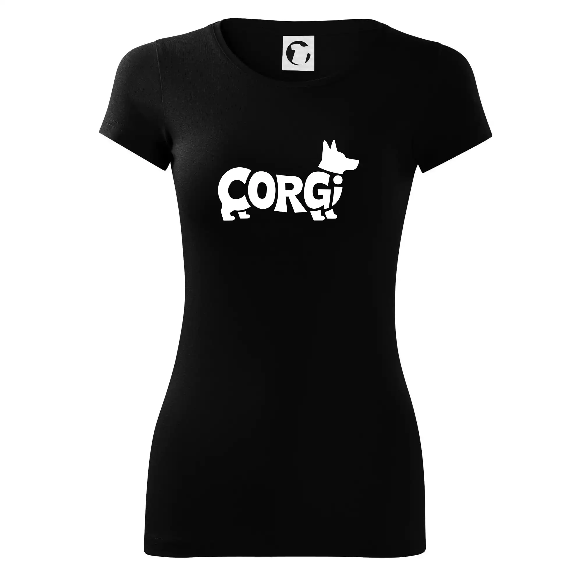 Corgi nápis v těle