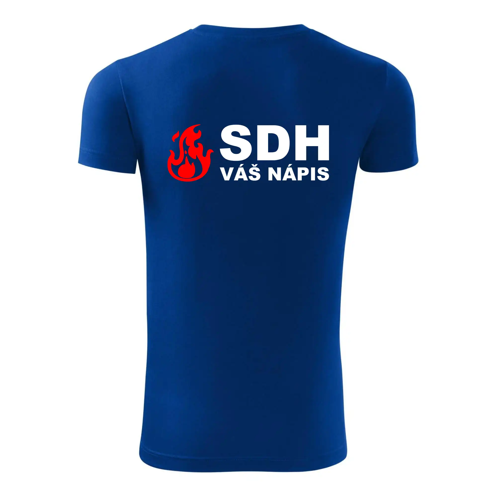 SDH nápis (oheň, název sboru - vlastní nápis)