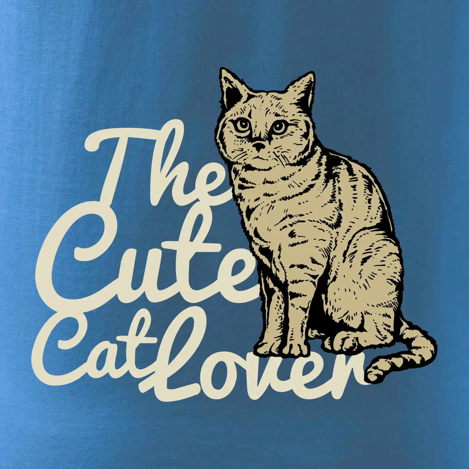 The cute cat lover