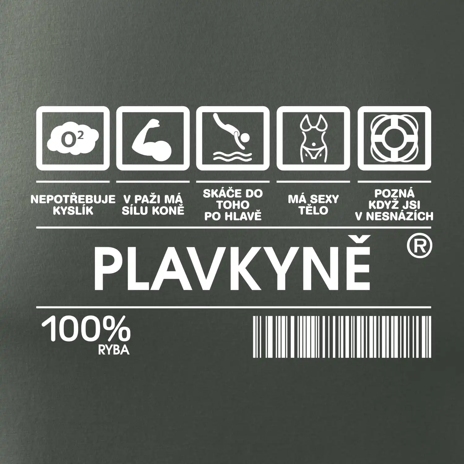 Čárový kód  - Plavkyně