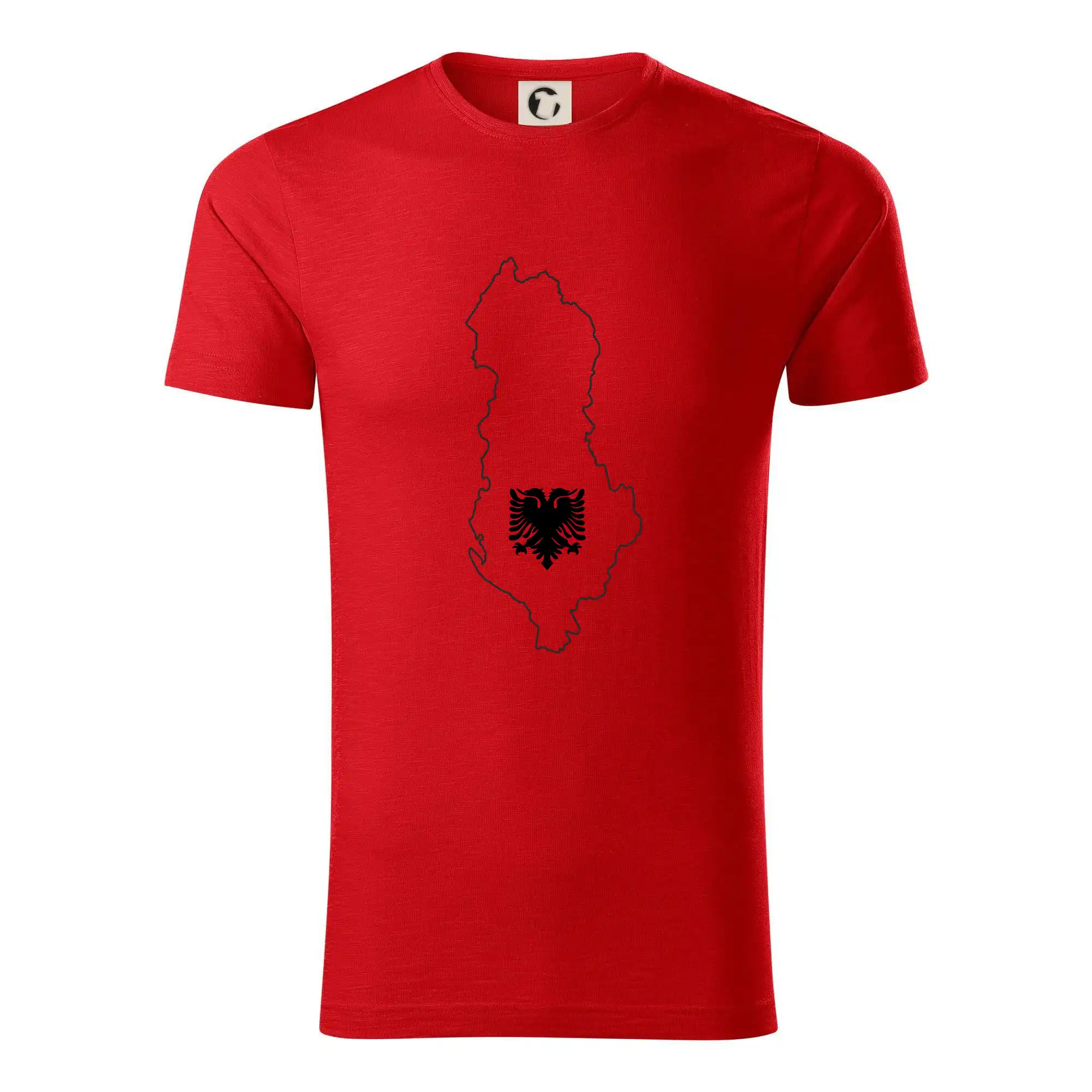 Albánie obrys mapa