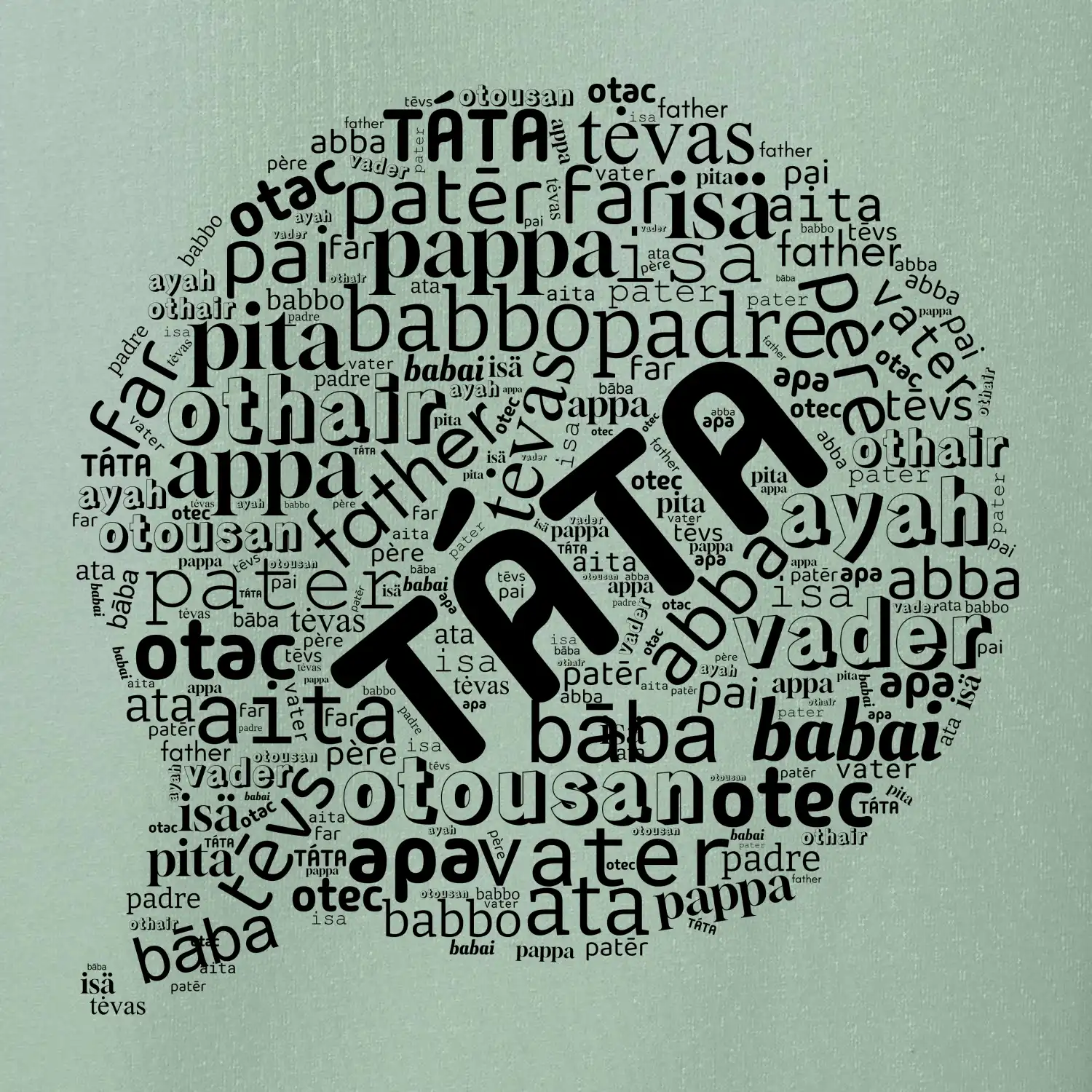 Táta tisíc slov