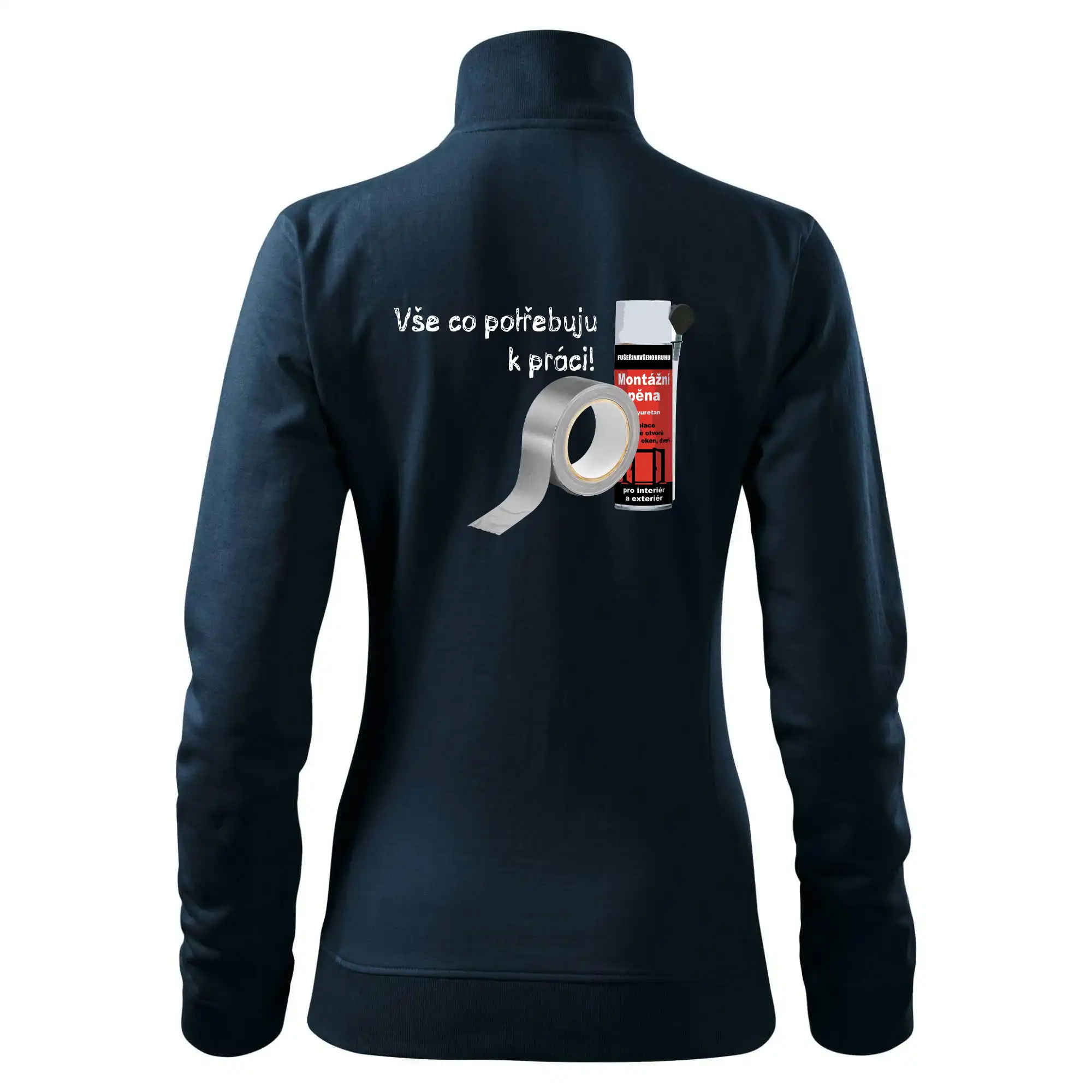 Pěna  a páska - vše co potřebuji k práci