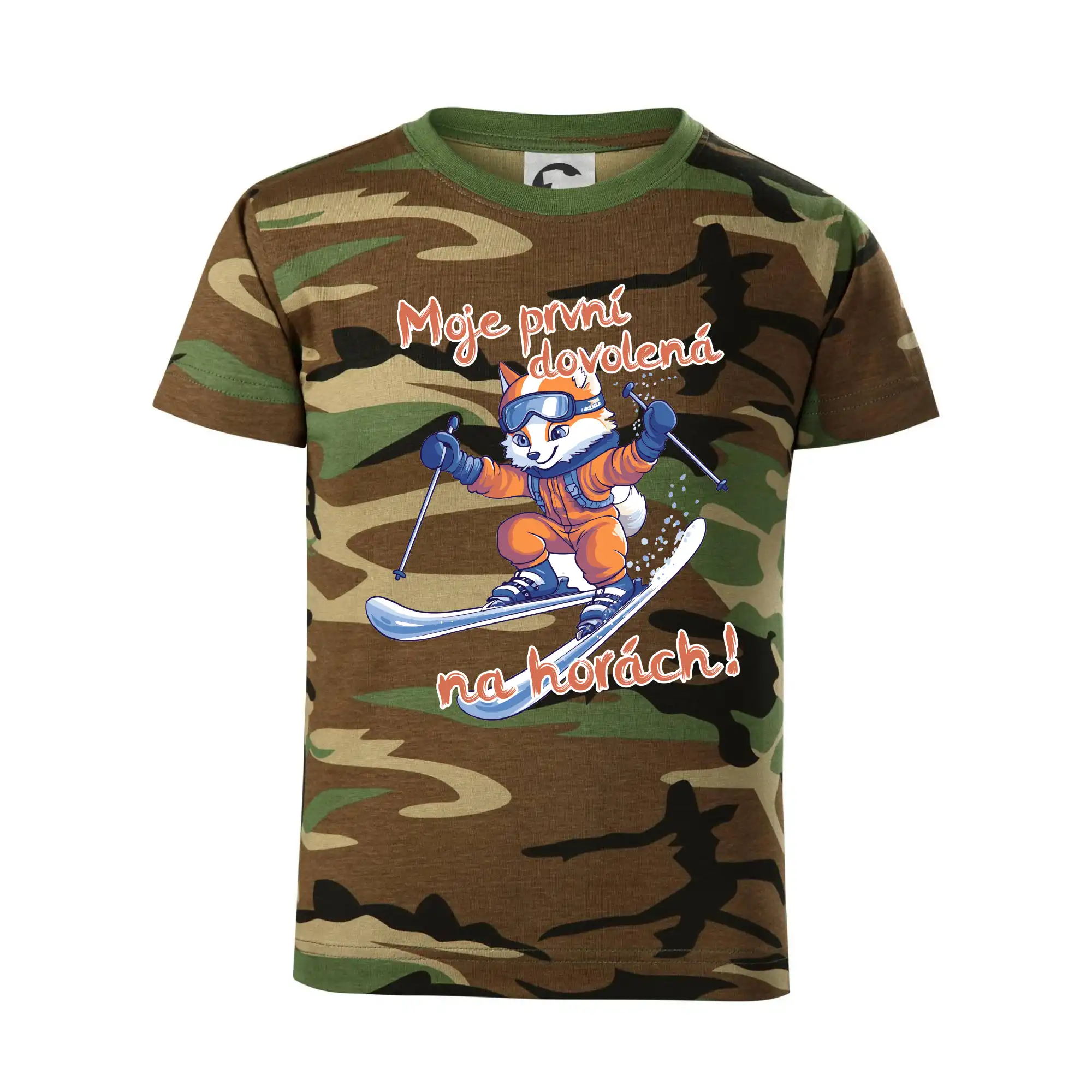 Moje první dovolená na horách oranžová liška