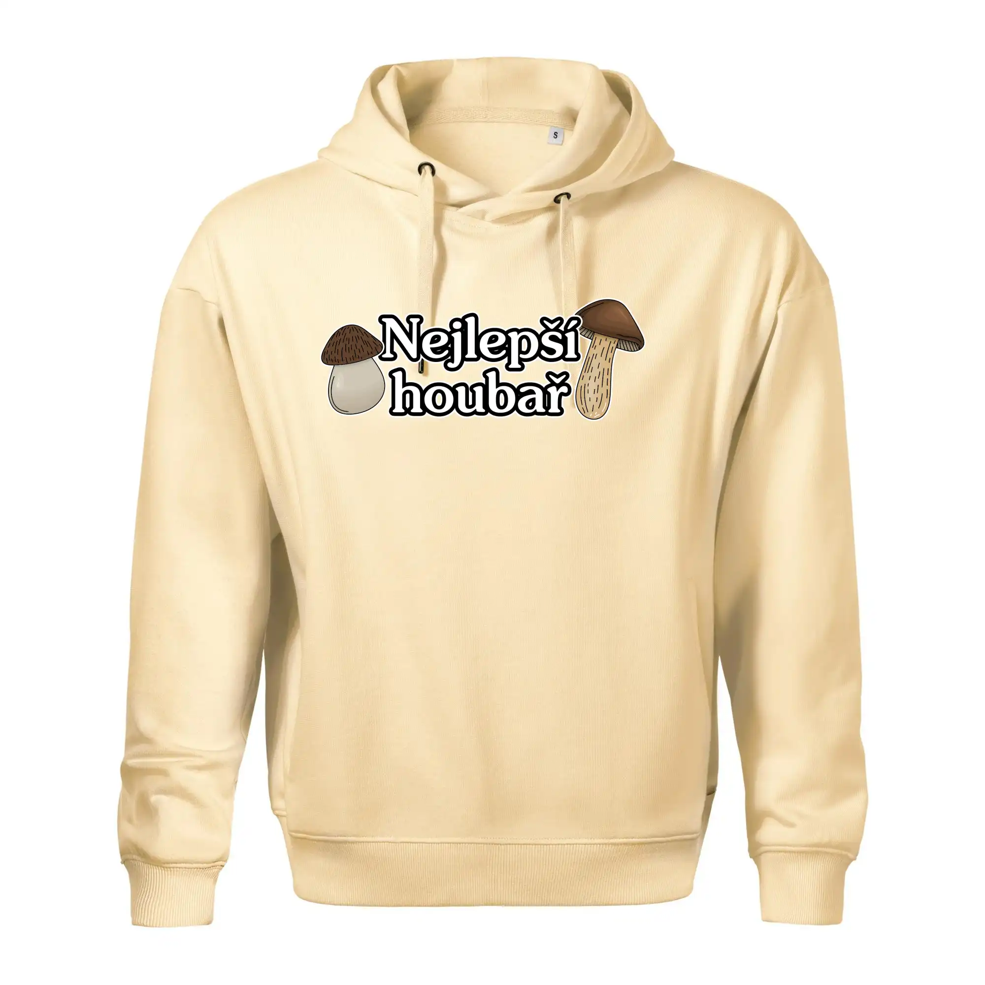 Nejlepší houbař - nápis s houbama