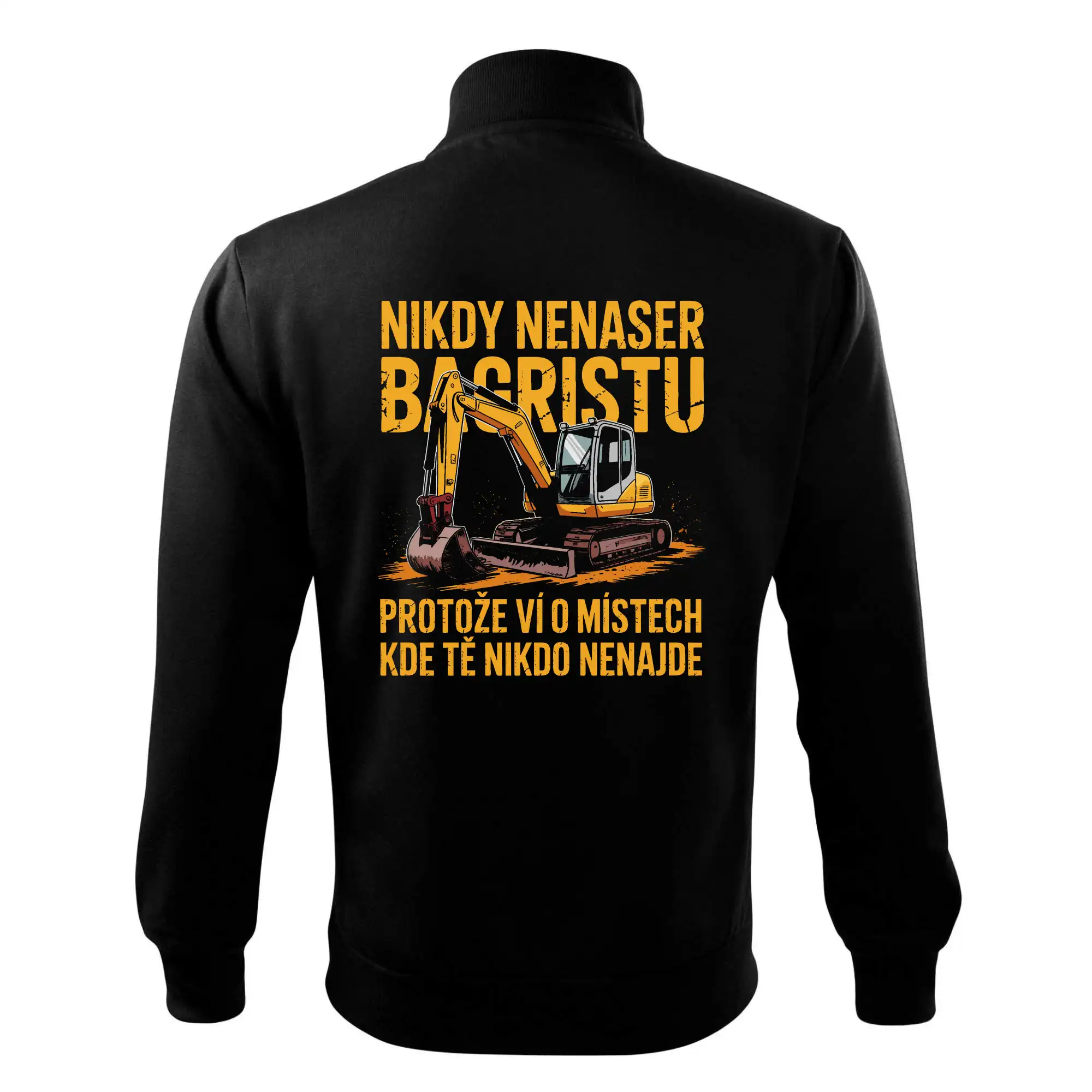 Malý bagr Nikdy Nenaser bagristu
