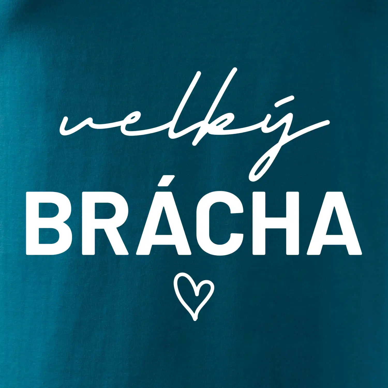Velký brácha - nápis na prsou