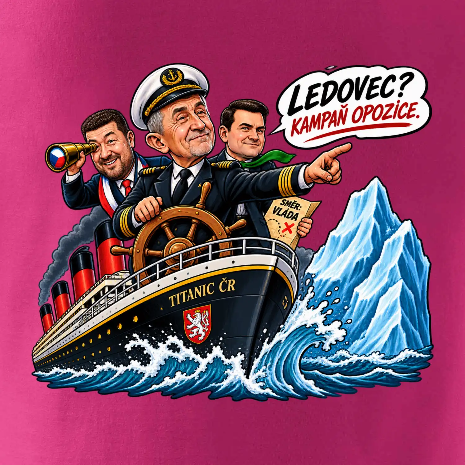 Babiš jako kapitán Titaniku